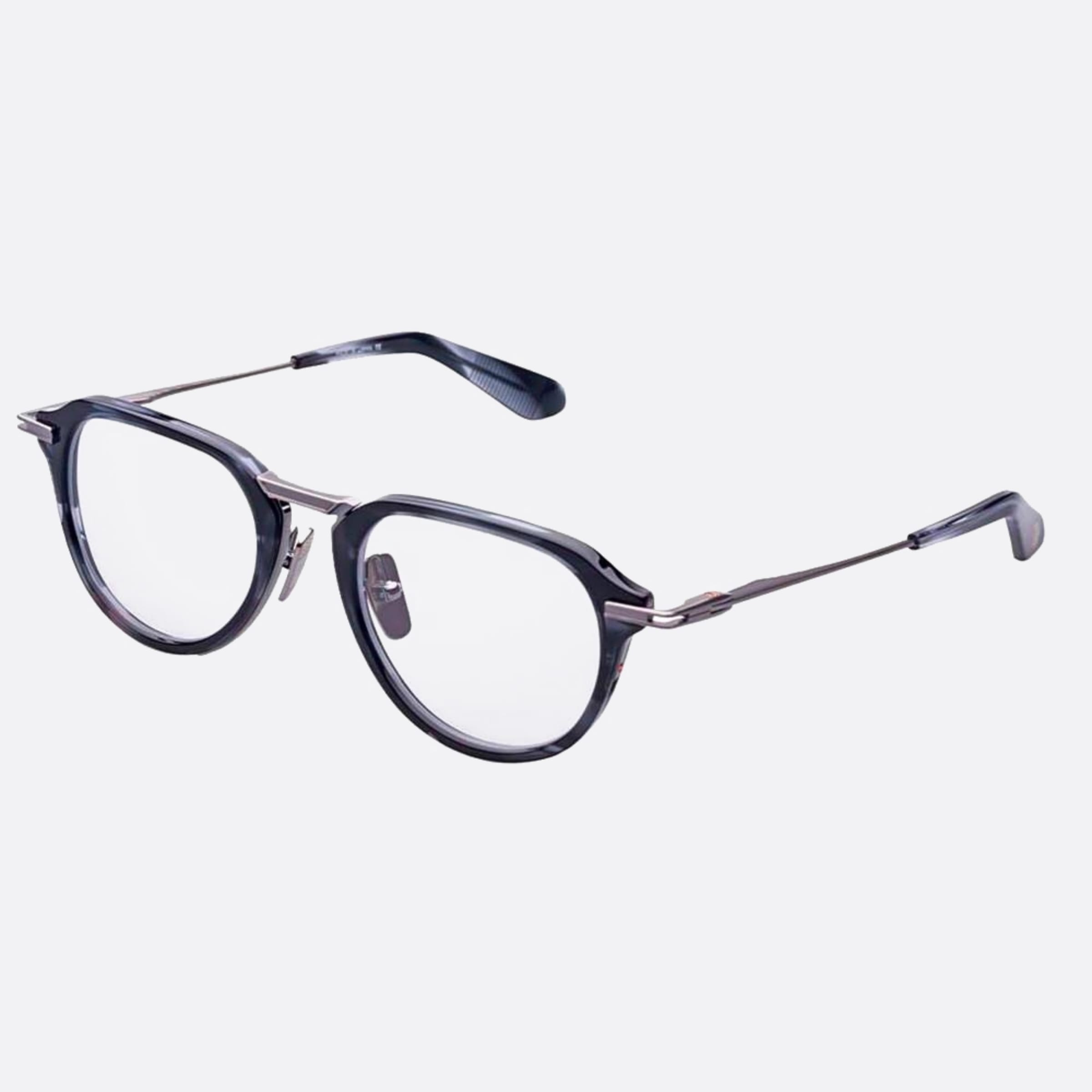Dita 49mm Altrist Dtx414 Blue Squared Unisex Eyeglasses - Side View
