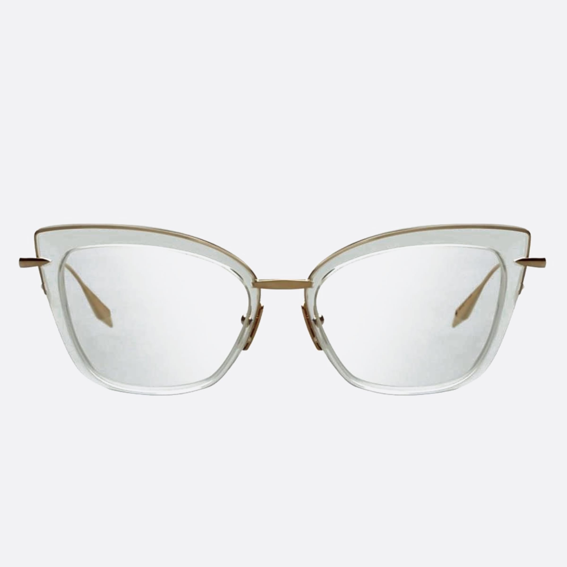 Dita 02mm Amorly Dtx408 Transparent Butterfly Unisex Eyeglasses - Main View