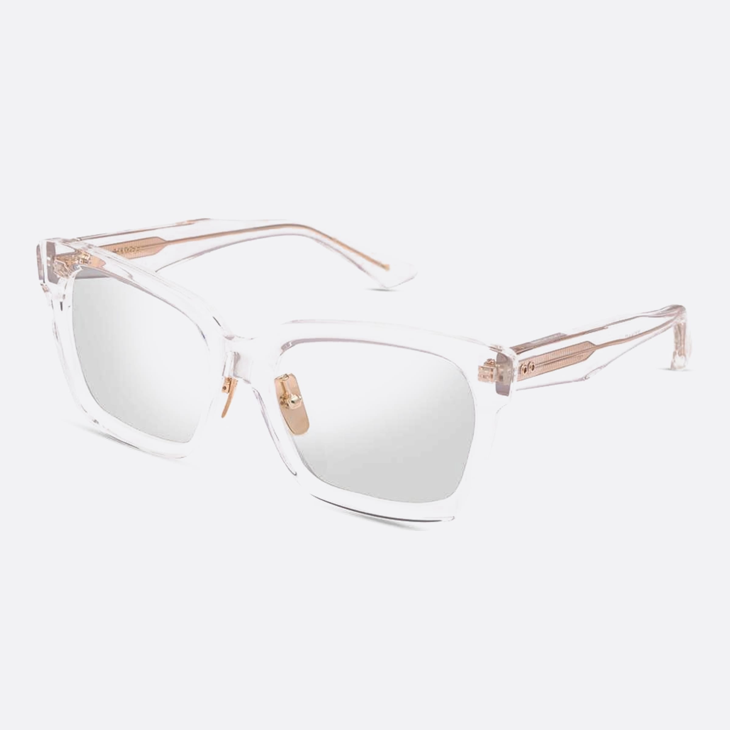 Dita Amoza Dtx734 02af Transparent Butterfly Unisex Eyeglasses - Side View