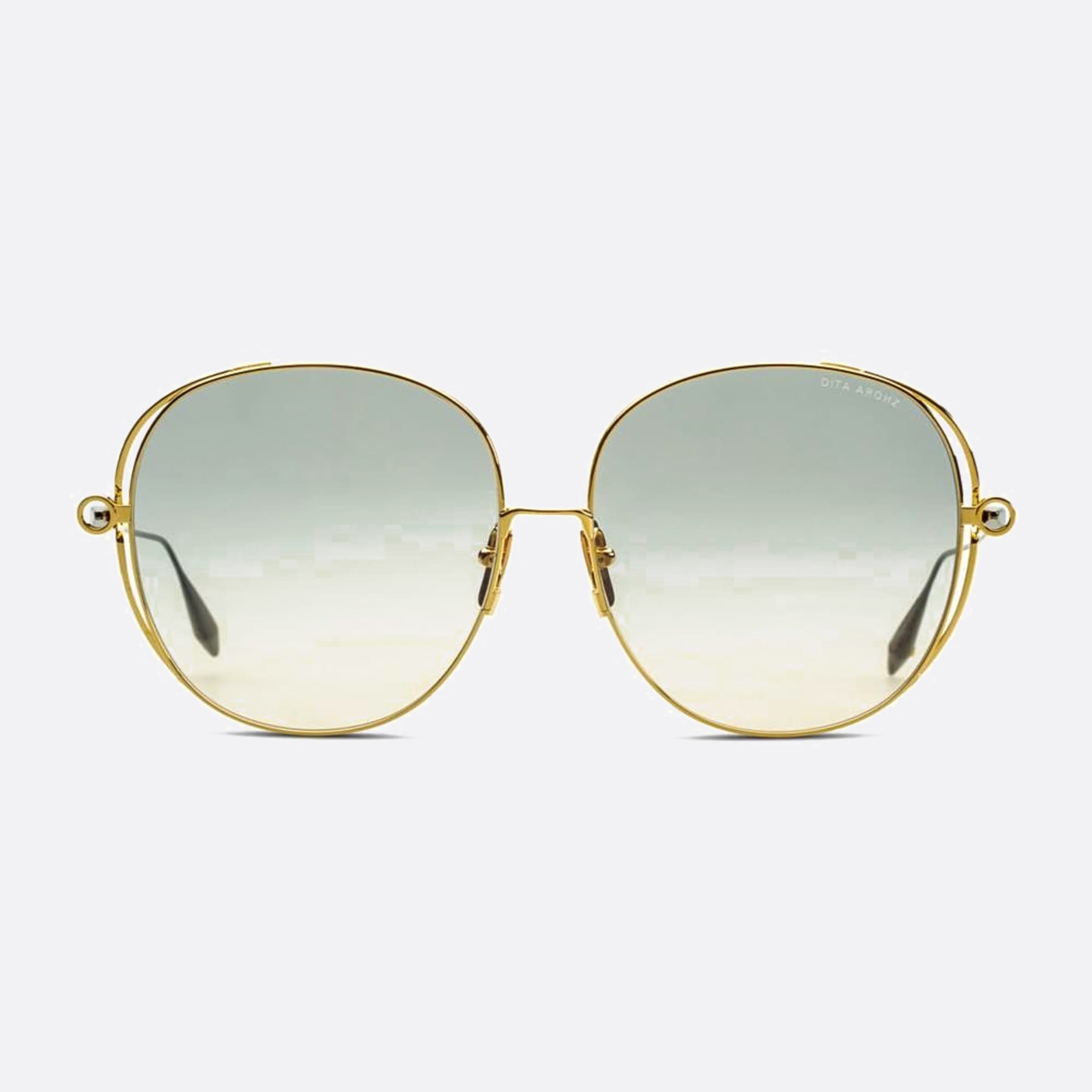 Dita 03mm Arohz Bgg Gold Squared Unisex Sunglasses - Main View