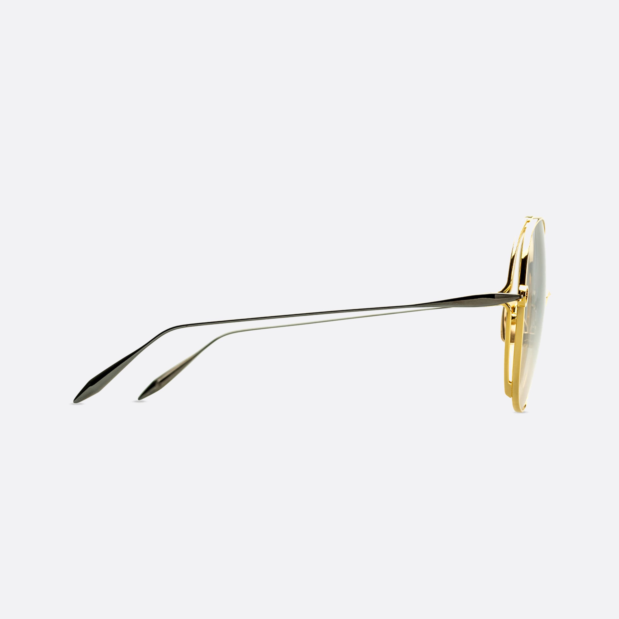 Dita 03mm Arohz Bgg Gold Squared Unisex Sunglasses - Detail View