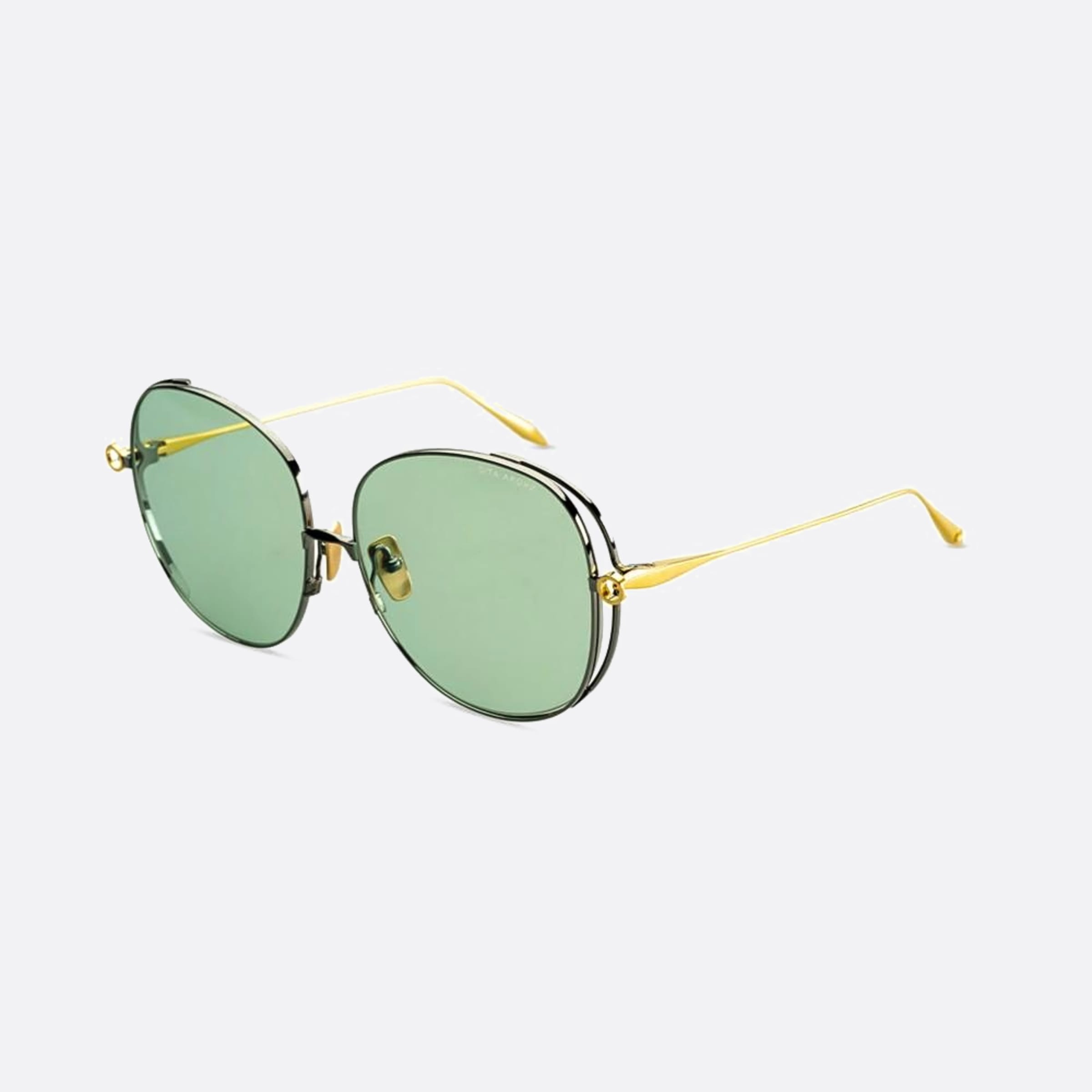 Dita 01mm Arohz Dts156 Violet Squared Unisex Sunglasses - Side View