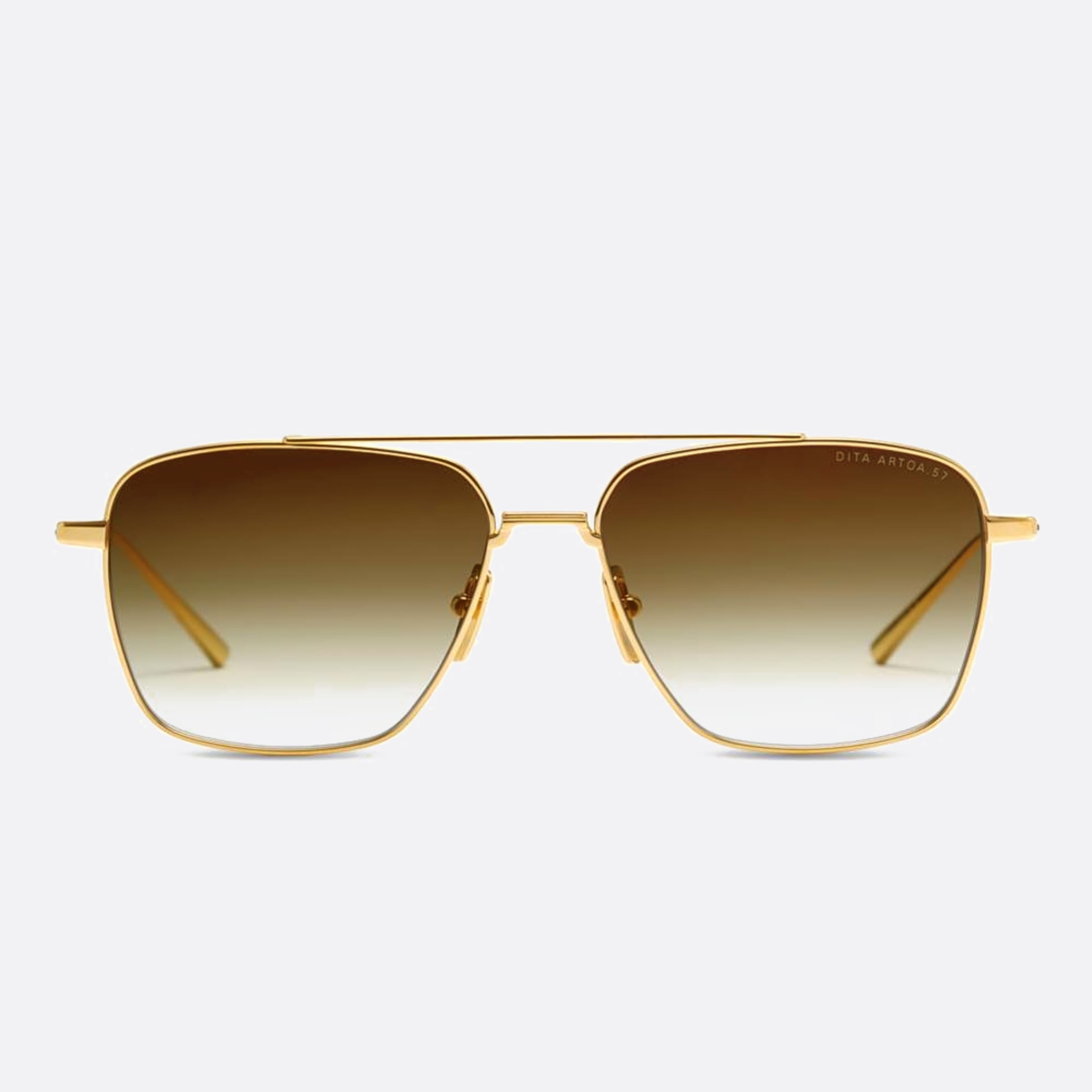 Dita 01mm Artoa Dts181 Gold Squared Unisex Sunglasses - Main View