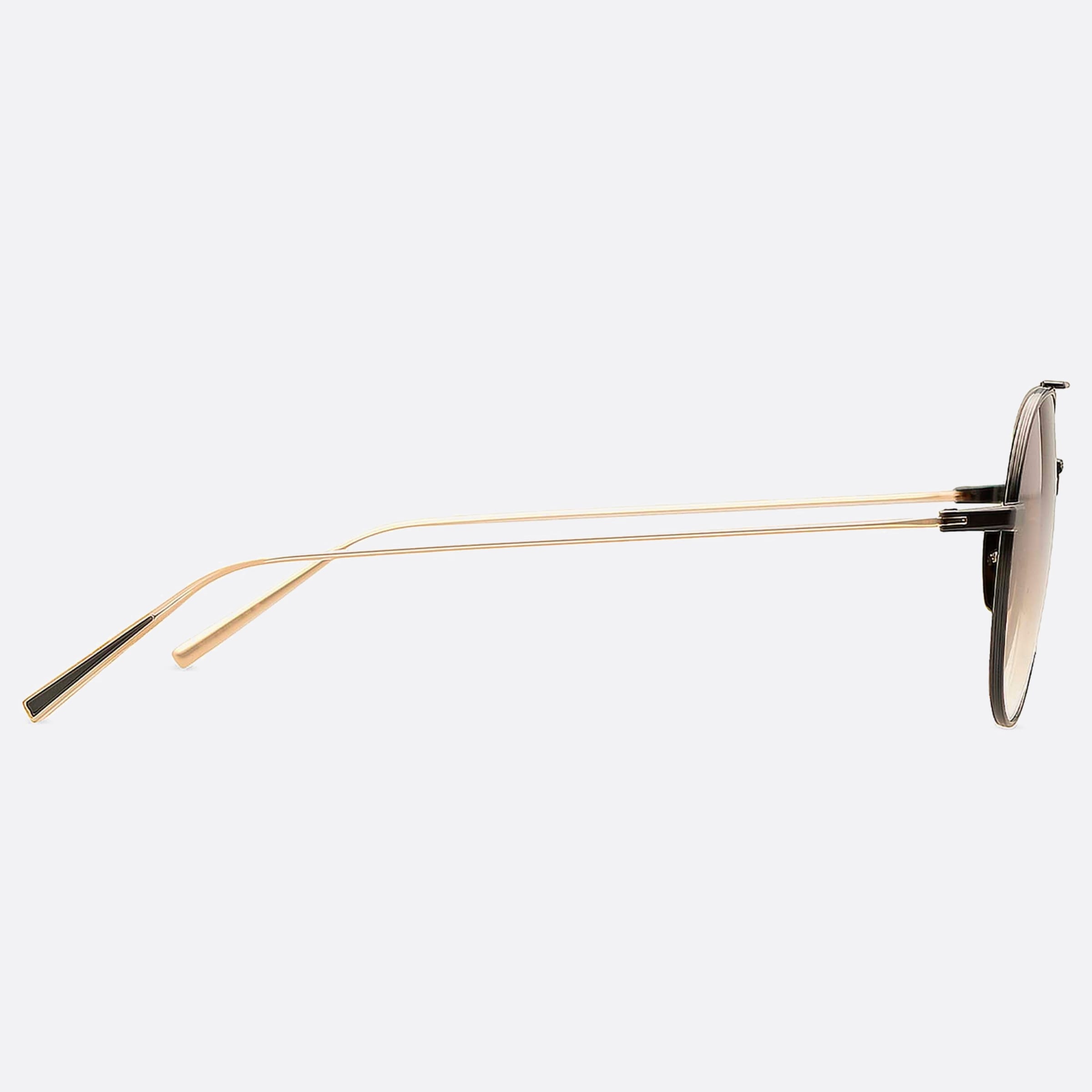 Dita 57mm Artoa Sun Ser Gold Pilot Unisex Sunglasses - Detail View