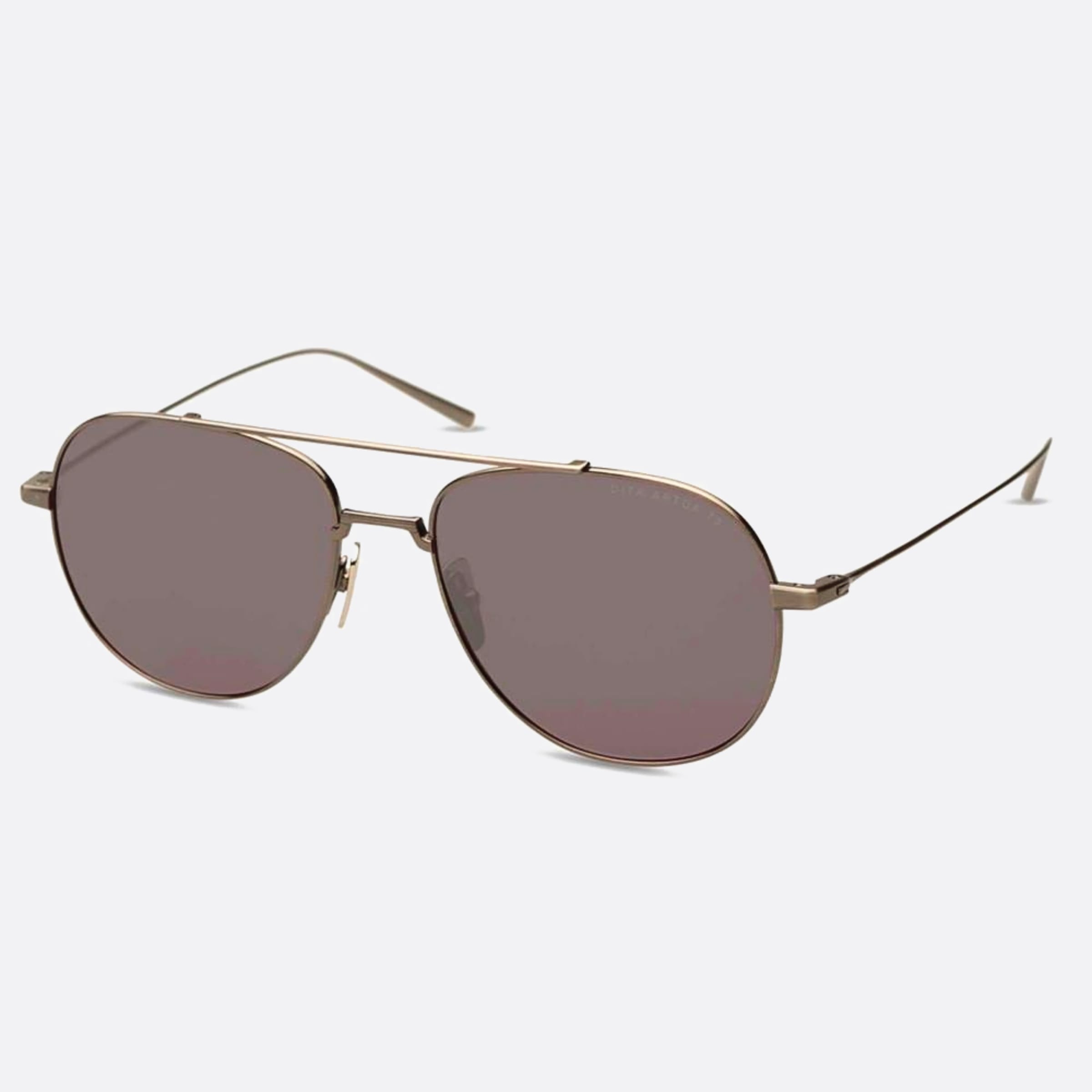 Dita 57mm Artoa Sun Silver Pilot Unisex Sunglasses - Main View