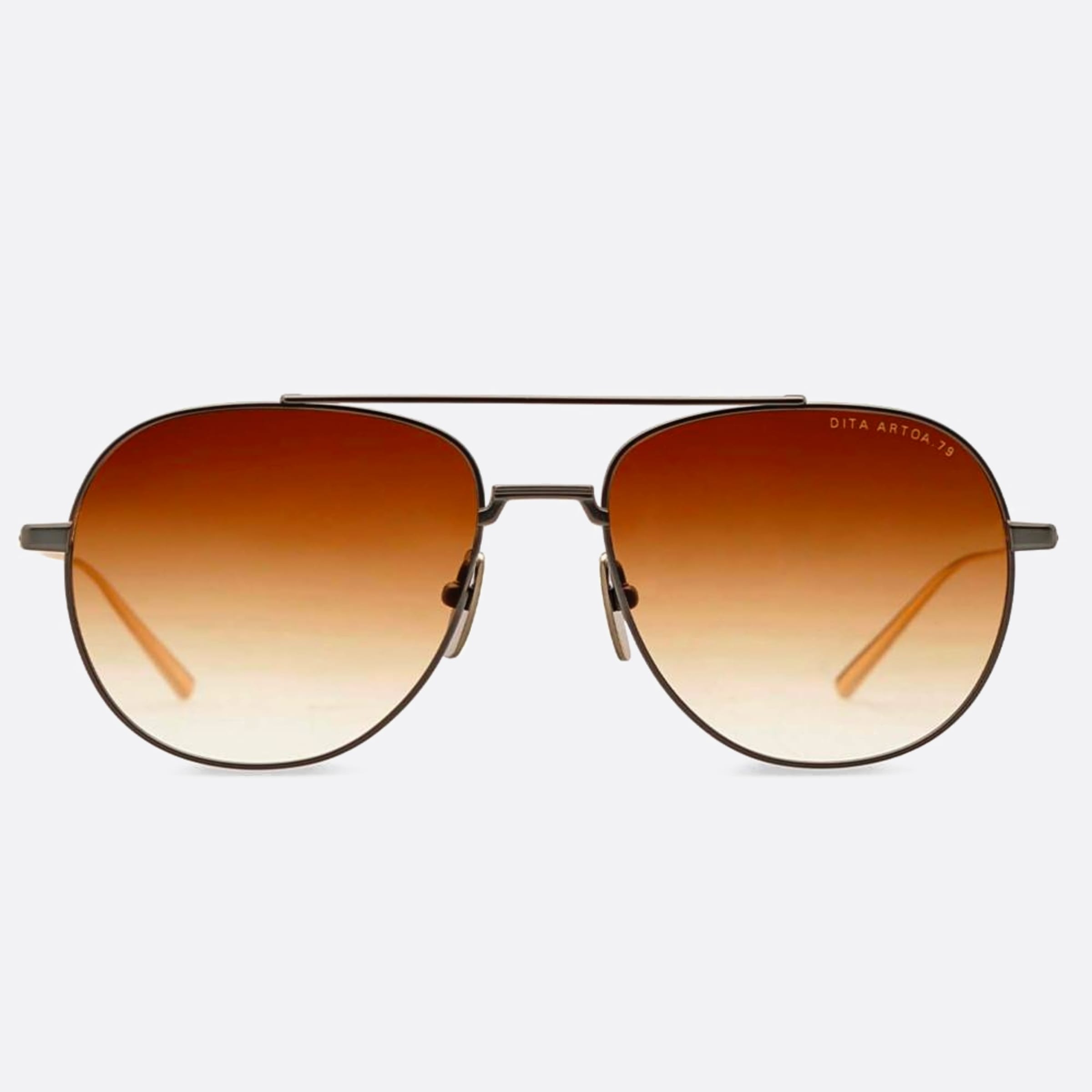 Dita 57mm Artoa Sun Swe Black Pilot Unisex Sunglasses - Main View