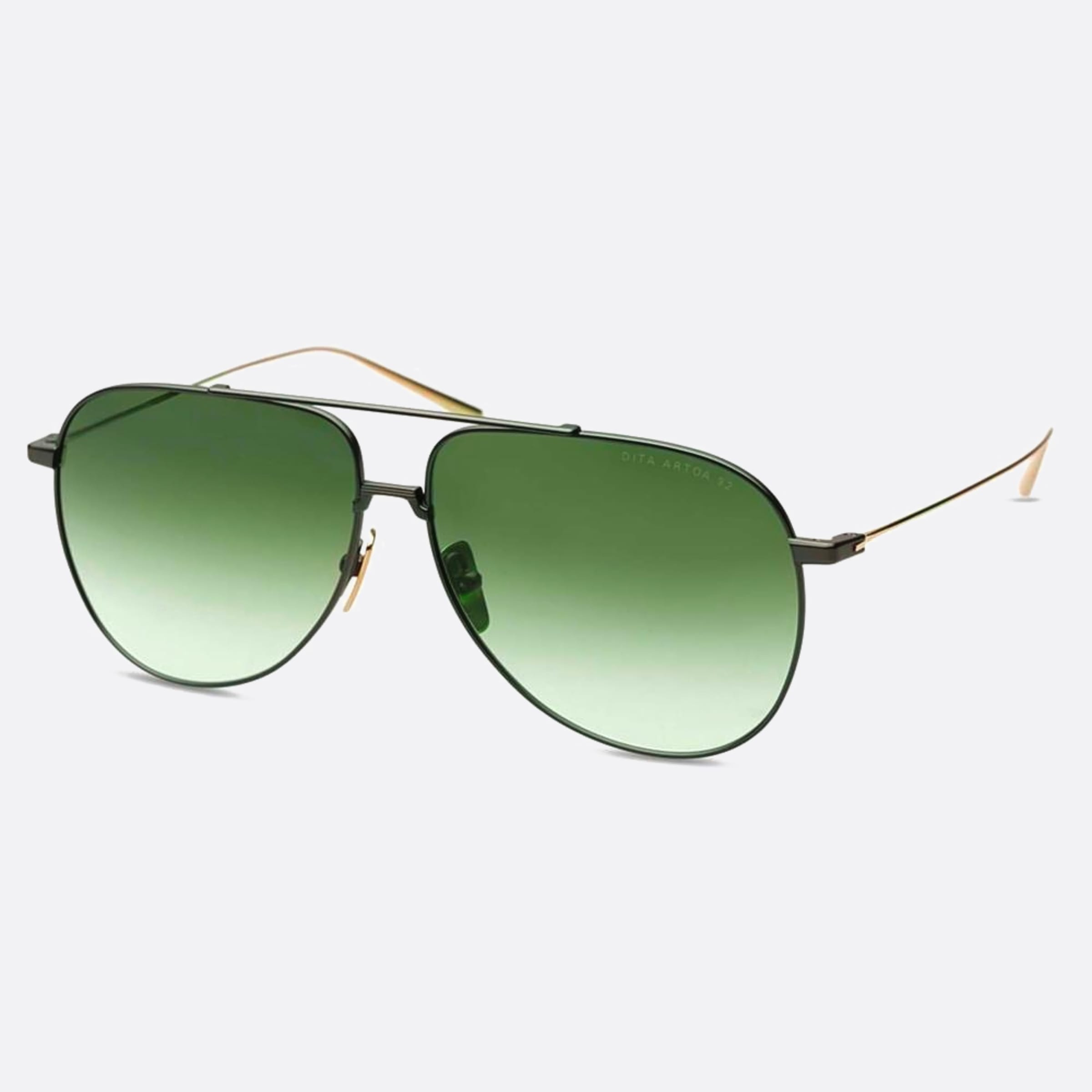 Dita 61mm Artoa Sun Drt Black Pilot Unisex Sunglasses - Side View