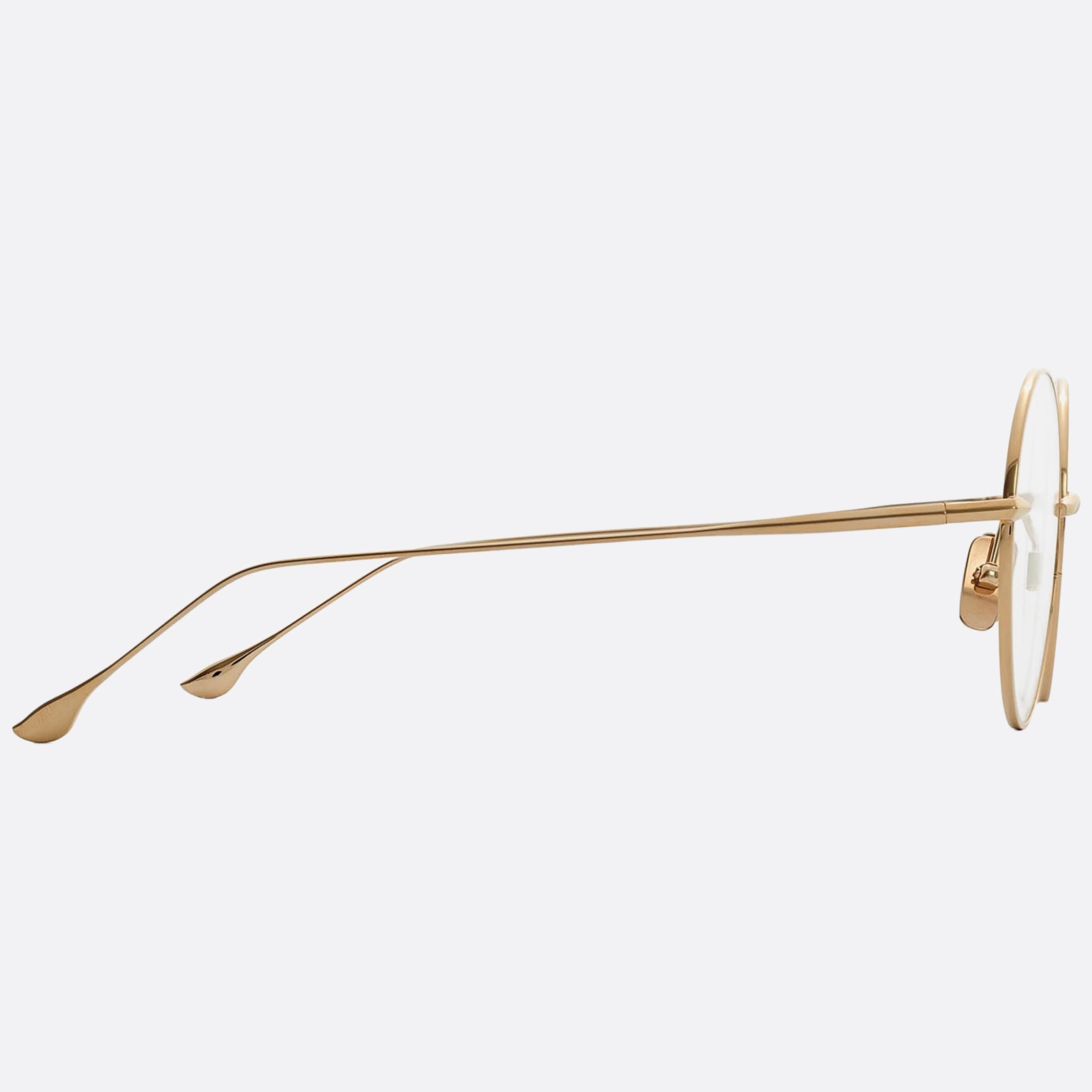 Dita 01mm Believer Gold Round Unisex Eyeglasses - Detail View