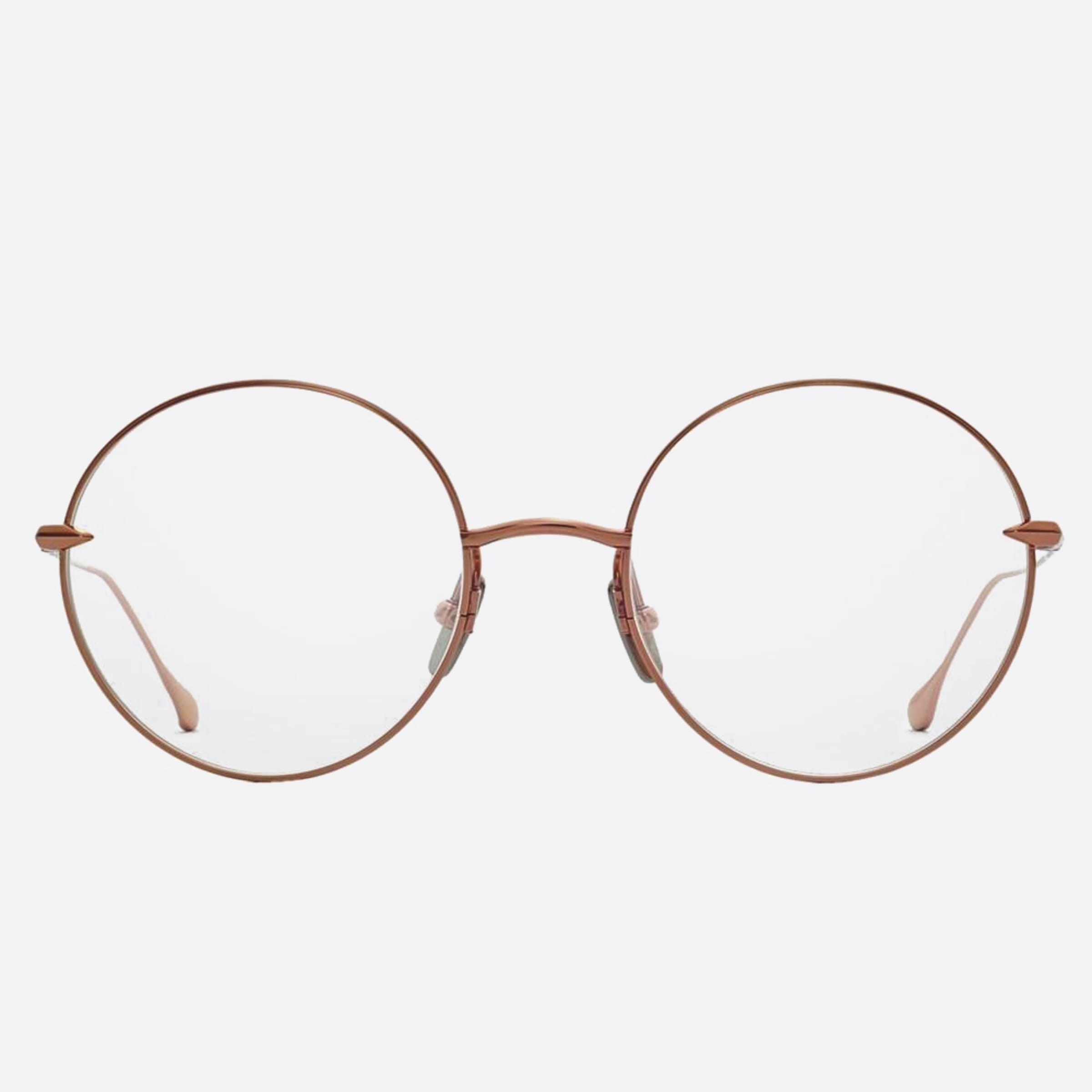 Dita 02mm Believer Rose Gold Round Unisex Eyeglasses - Main View