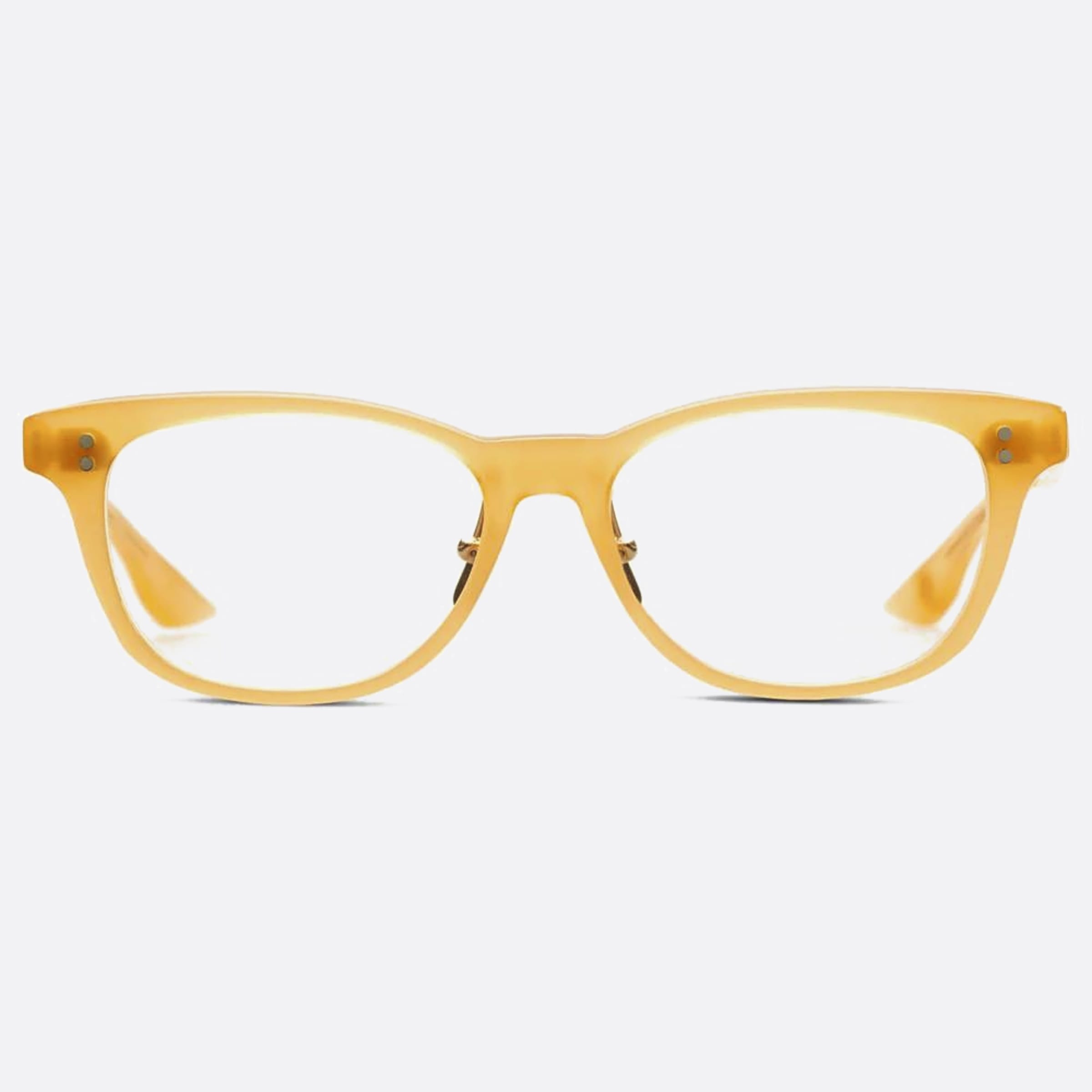 Dita 02mm Brehm Dtx714 Orange Squared Unisex Eyeglasses - Main View