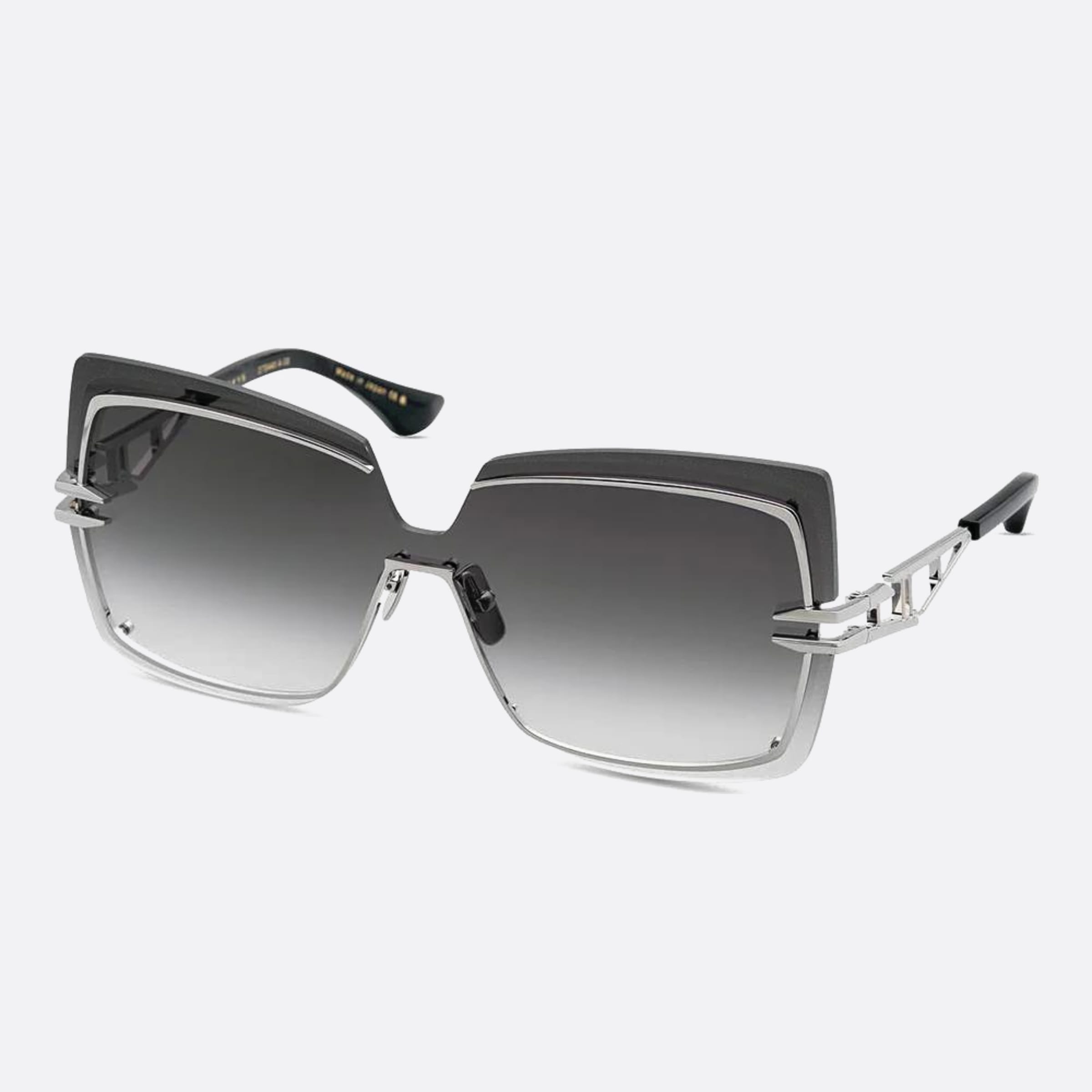 Dita 02mm Brokyn Dts440 Silver Oversize Unisex Sunglasses - Side View