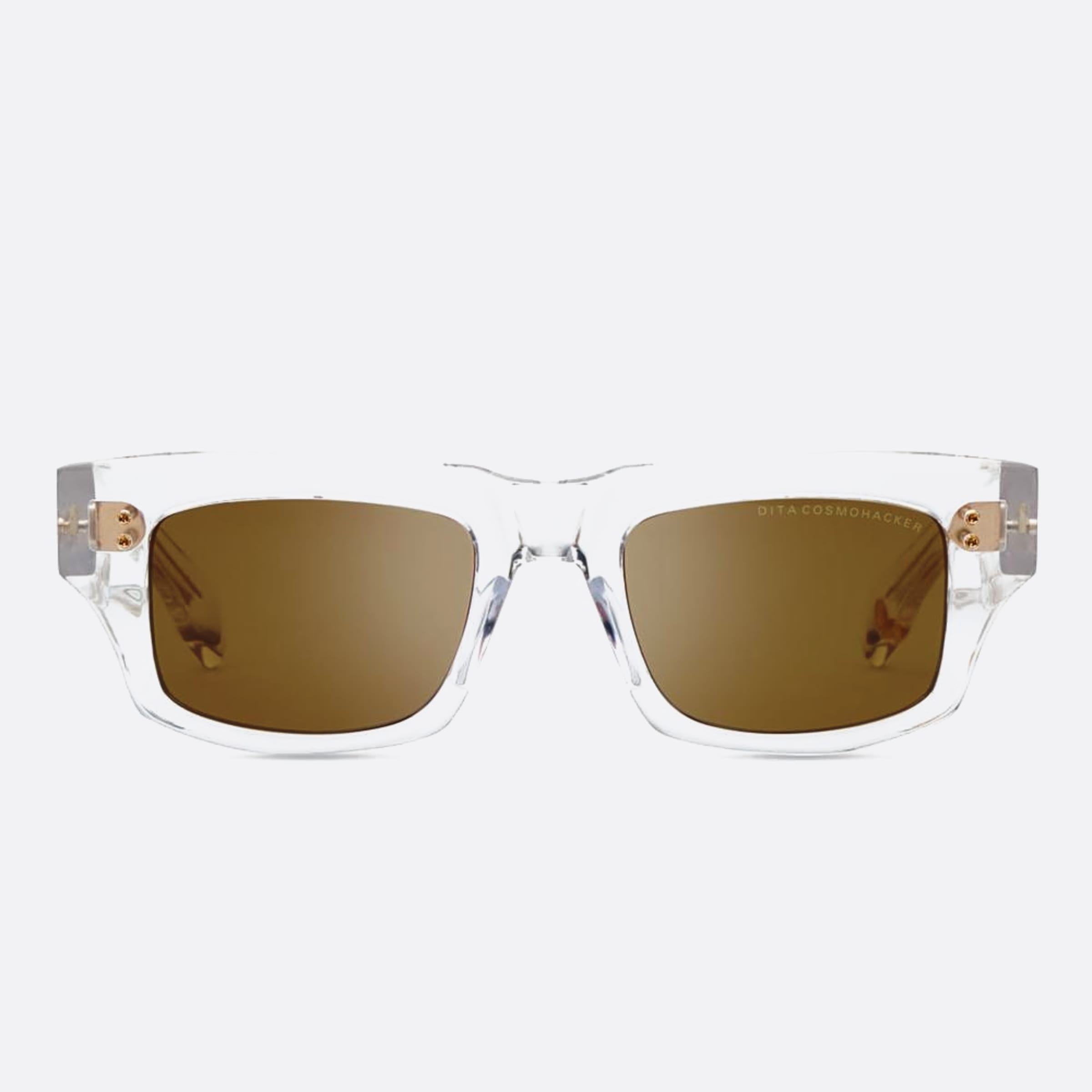 Dita 52mm Cosmohacker Dts727 Transparent Squared Unisex Sunglasses - Main View