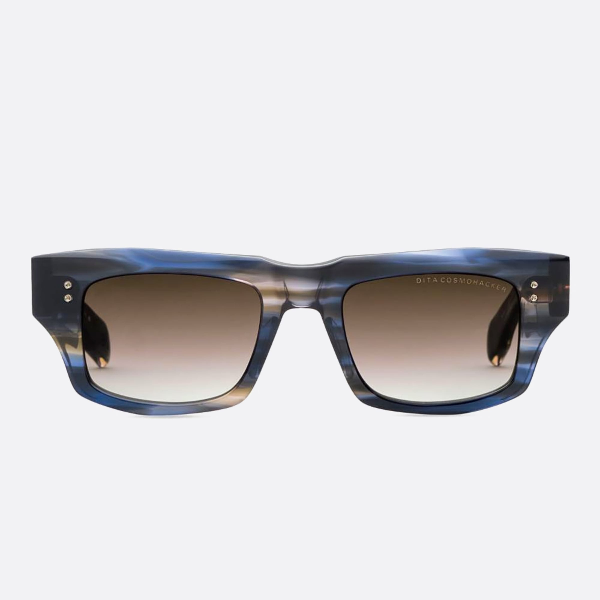 Dita 52mm Cosmohacker Dts727 Blue Squared Unisex Sunglasses - Main View