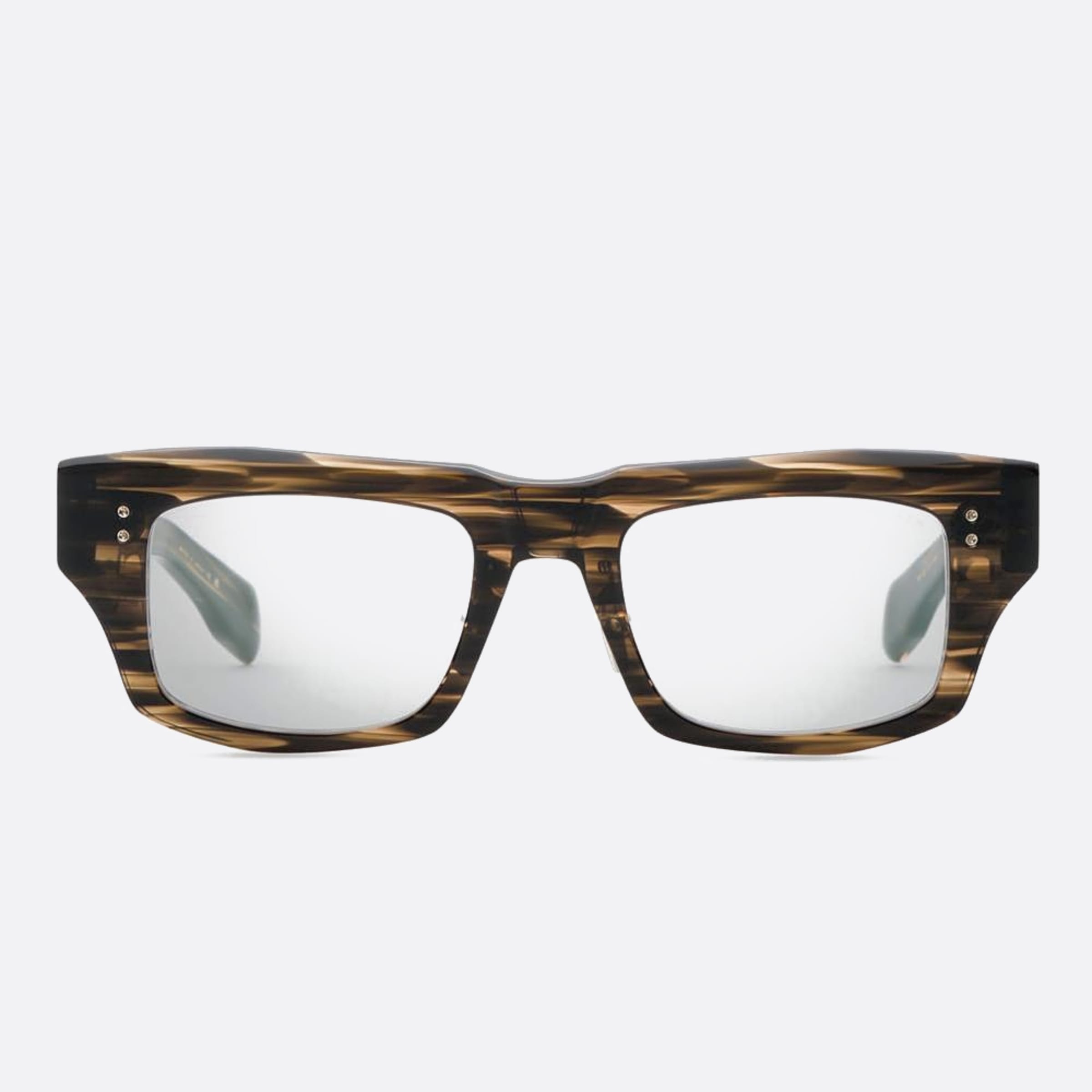 Dita 52mm Cosmohacker Dtx727 02af Havana Squared Unisex Eyeglasses - Main View