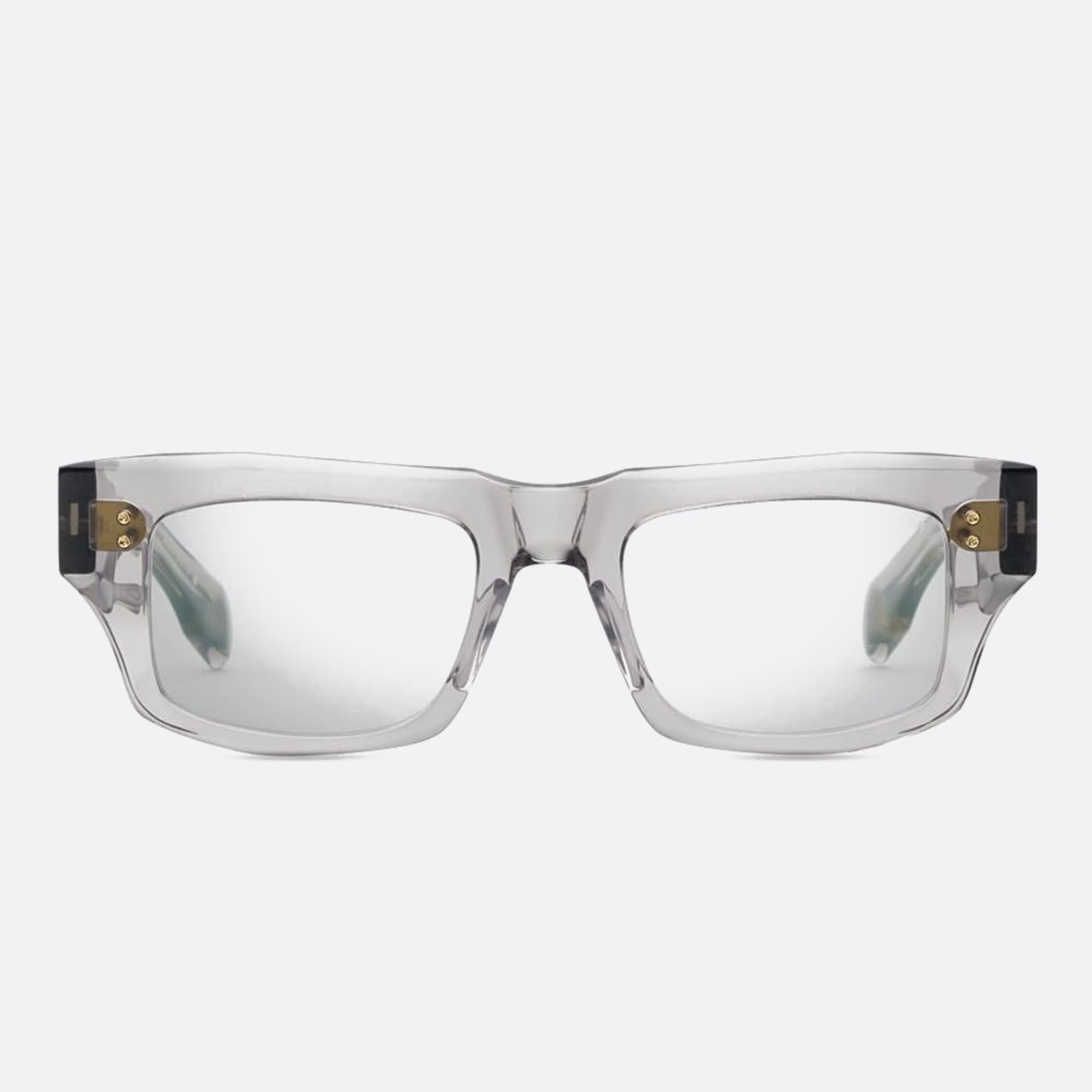 Dita 52mm Cosmohacker Dtx727 Transparent Squared Unisex Eyeglasses - Main View