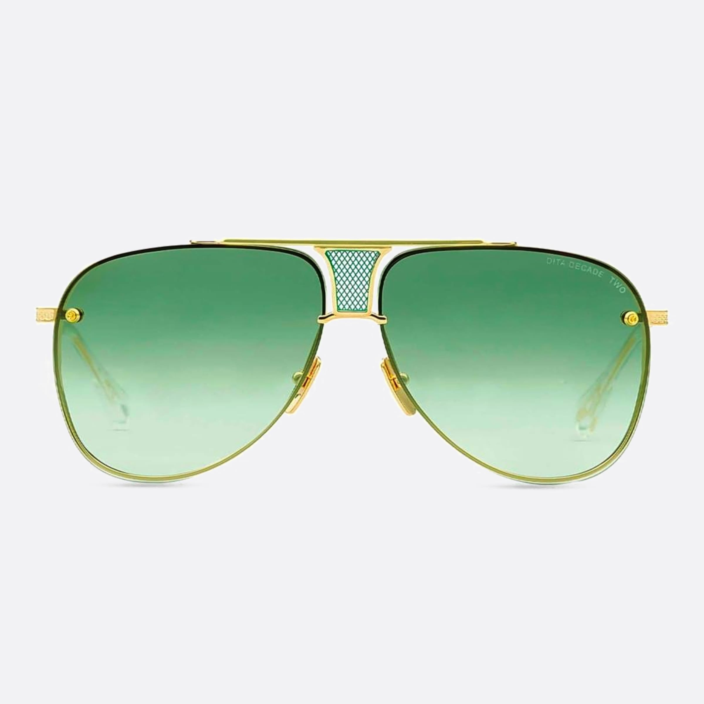 Dita 62mm Decade Two Drx Gld Clr Gold Pilot Unisex Sunglasses - Main View