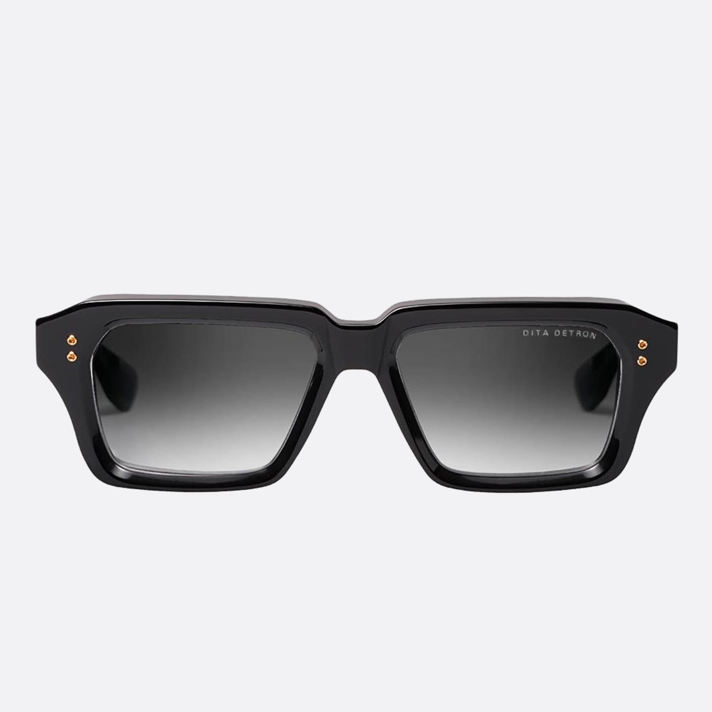 Dita Detron Dts459 01af Black Rectangle Unisex Sunglasses - Main View