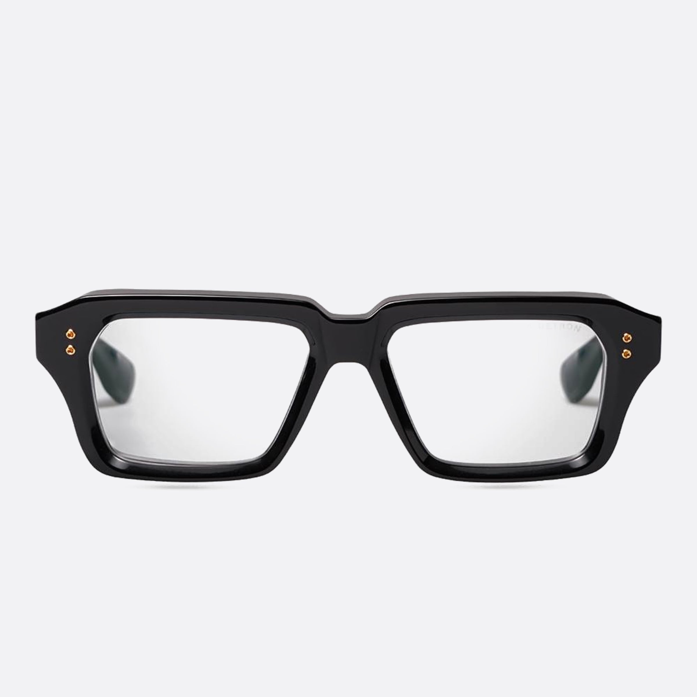 Dita Detron Dtx459 01af Black Rectangle Unisex Eyeglasses - Main View