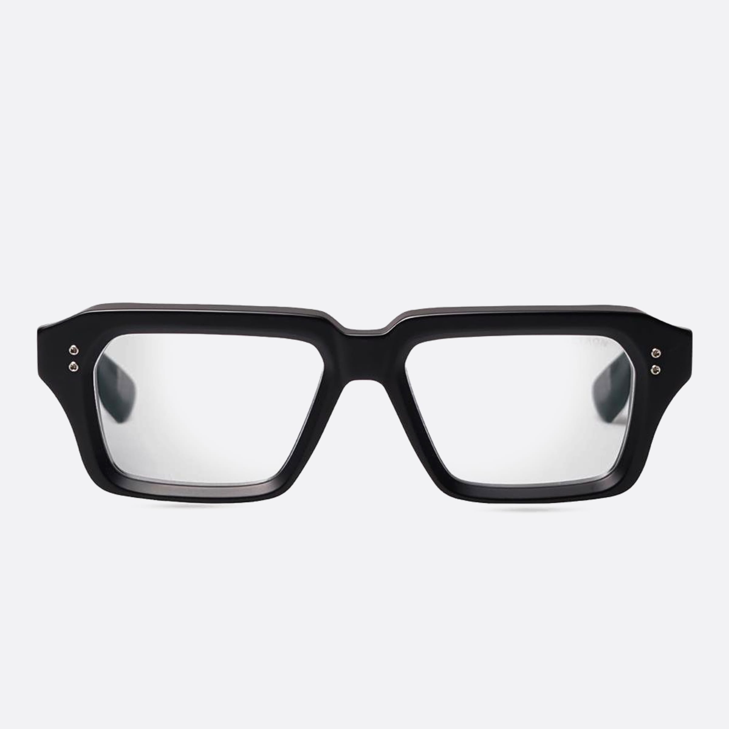 Dita Detron Dtx459 02af Black Rectangle Unisex Eyeglasses - Main View