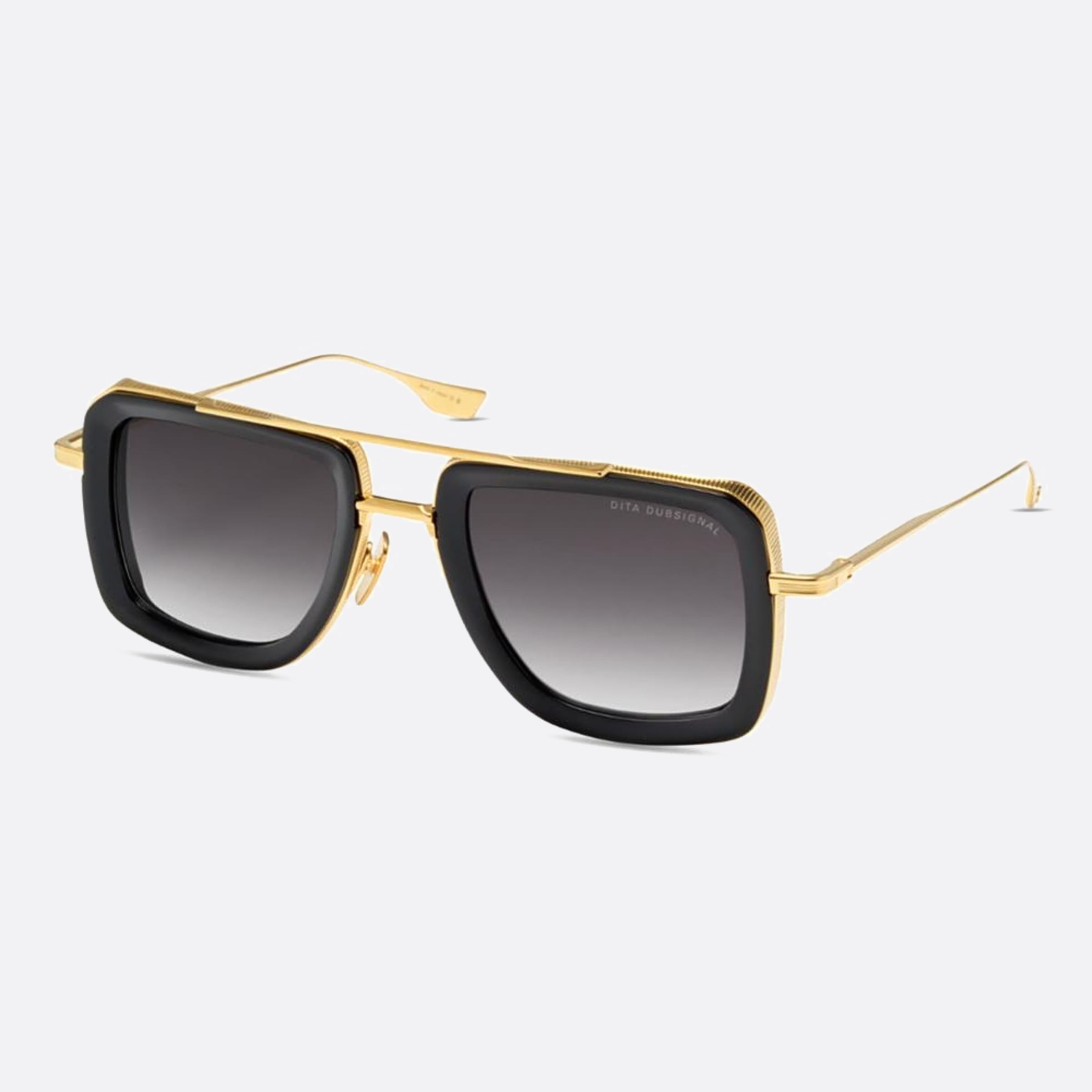 Dita 01mm Dubsignal Dts465 Black Geometric Unisex Sunglasses - Side View