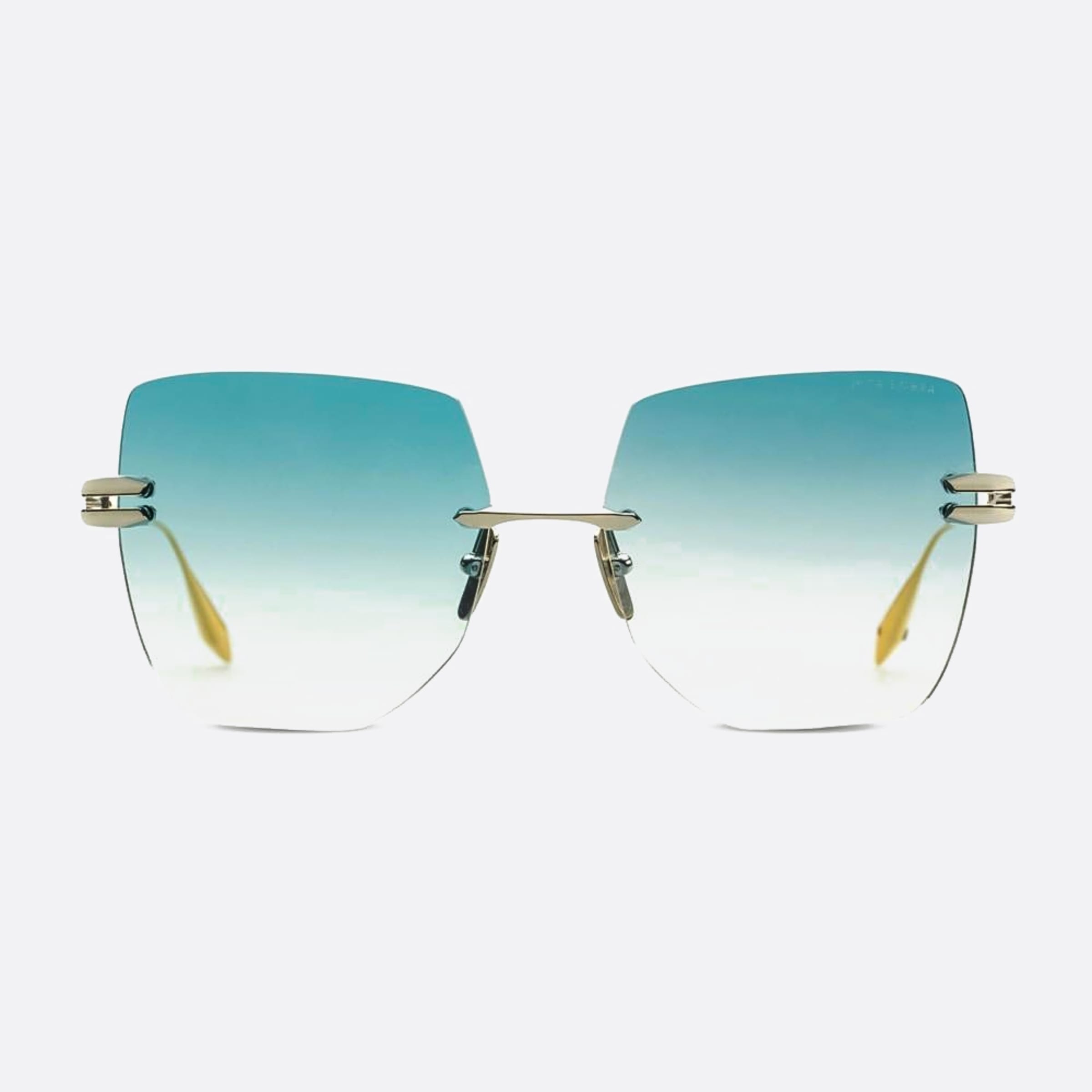 Dita 03mm Embra Silver Squared Unisex Sunglasses - Main View