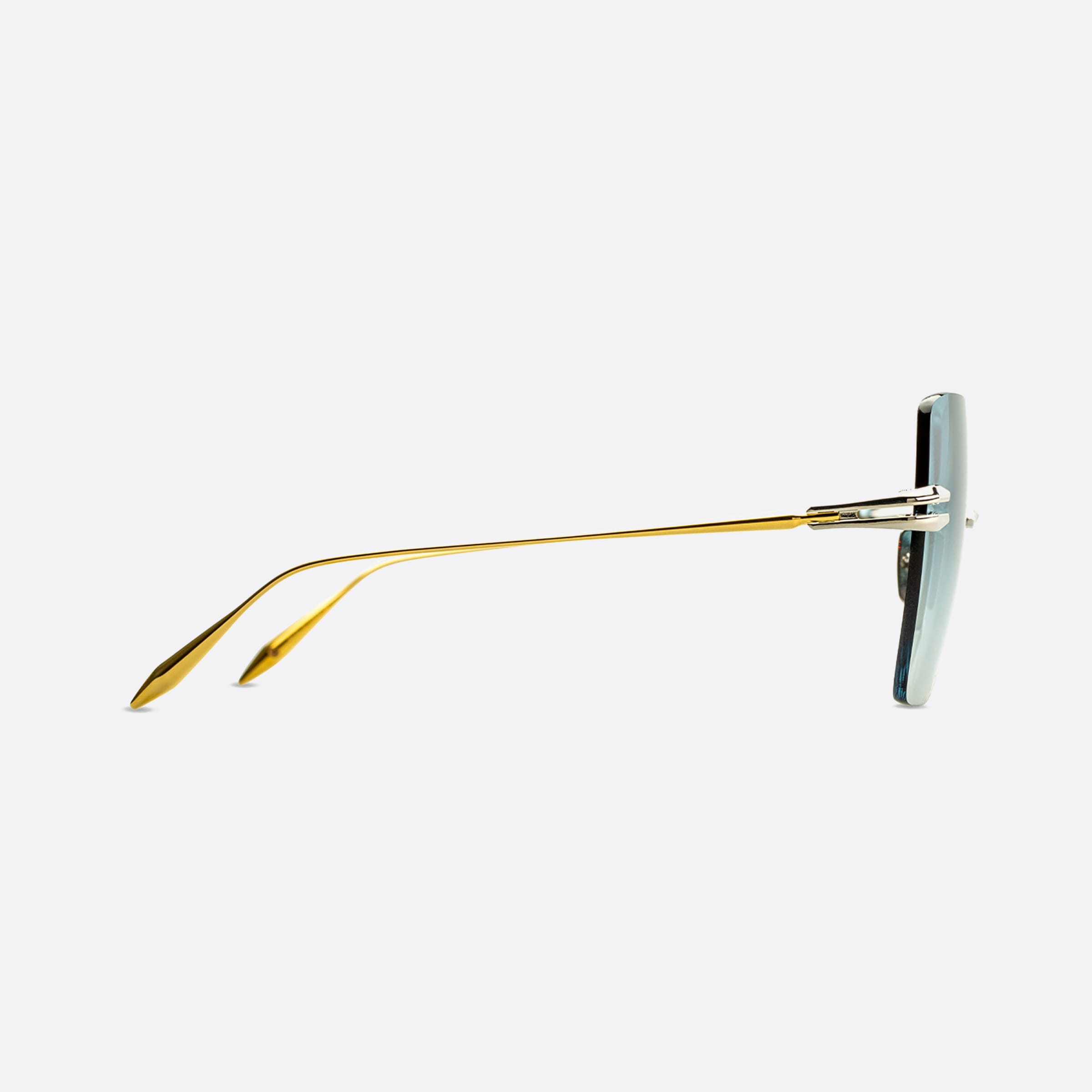 Dita 03mm Embra Silver Squared Unisex Sunglasses - Detail View