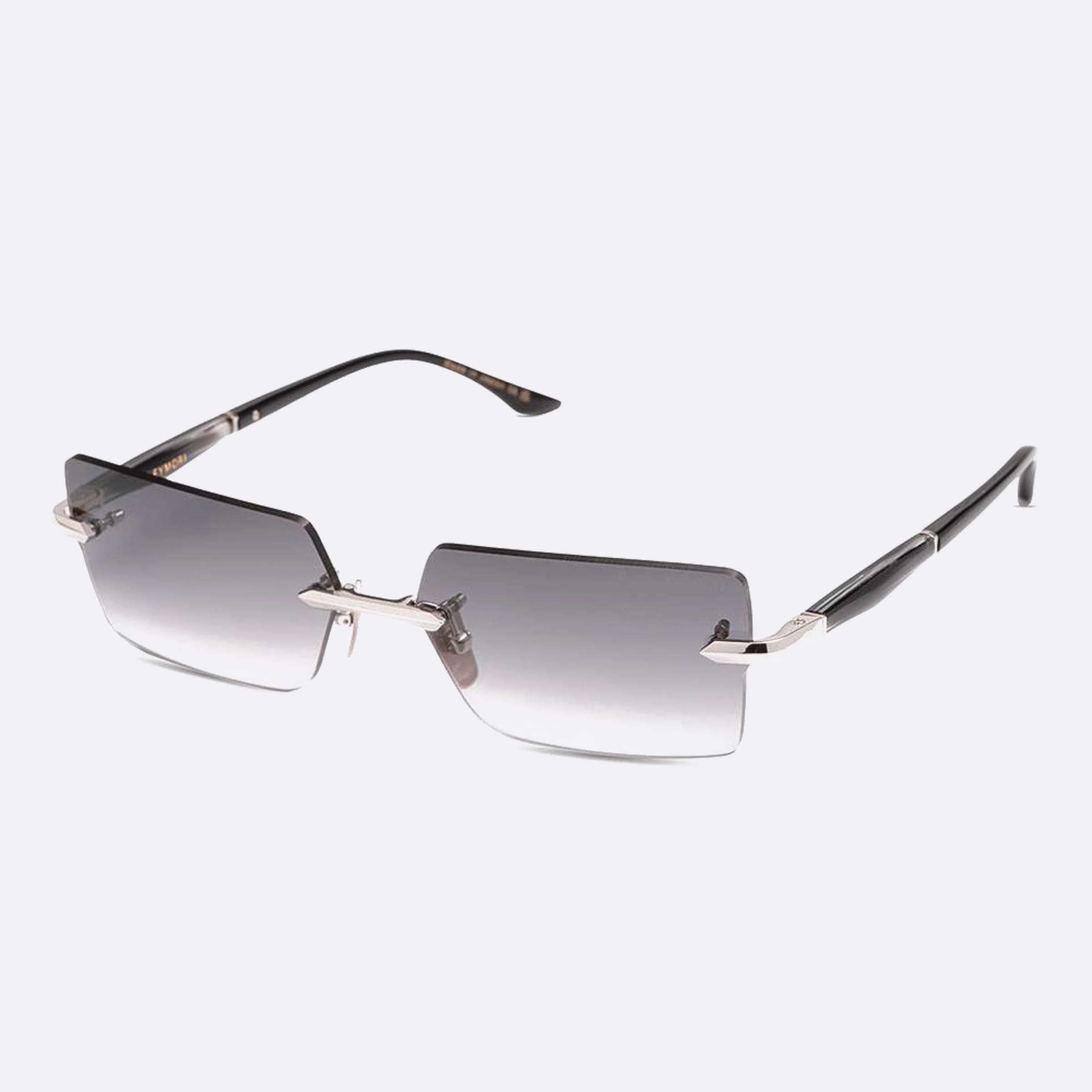 Dita 03mm Eymori Dts462 Silver Rectangle Unisex Sunglasses - Side View