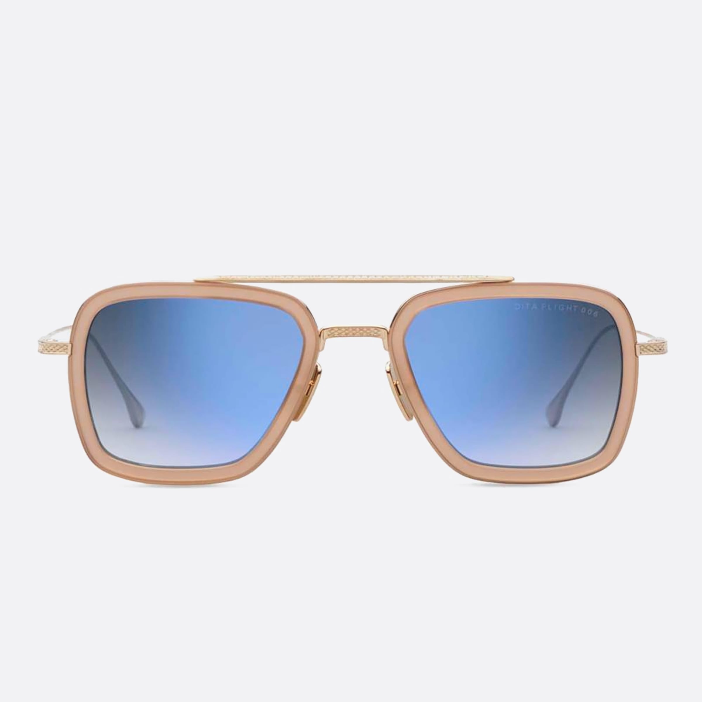 Dita 52mm Flight Gld Pnk Pink Geometric Unisex Sunglasses - Main View