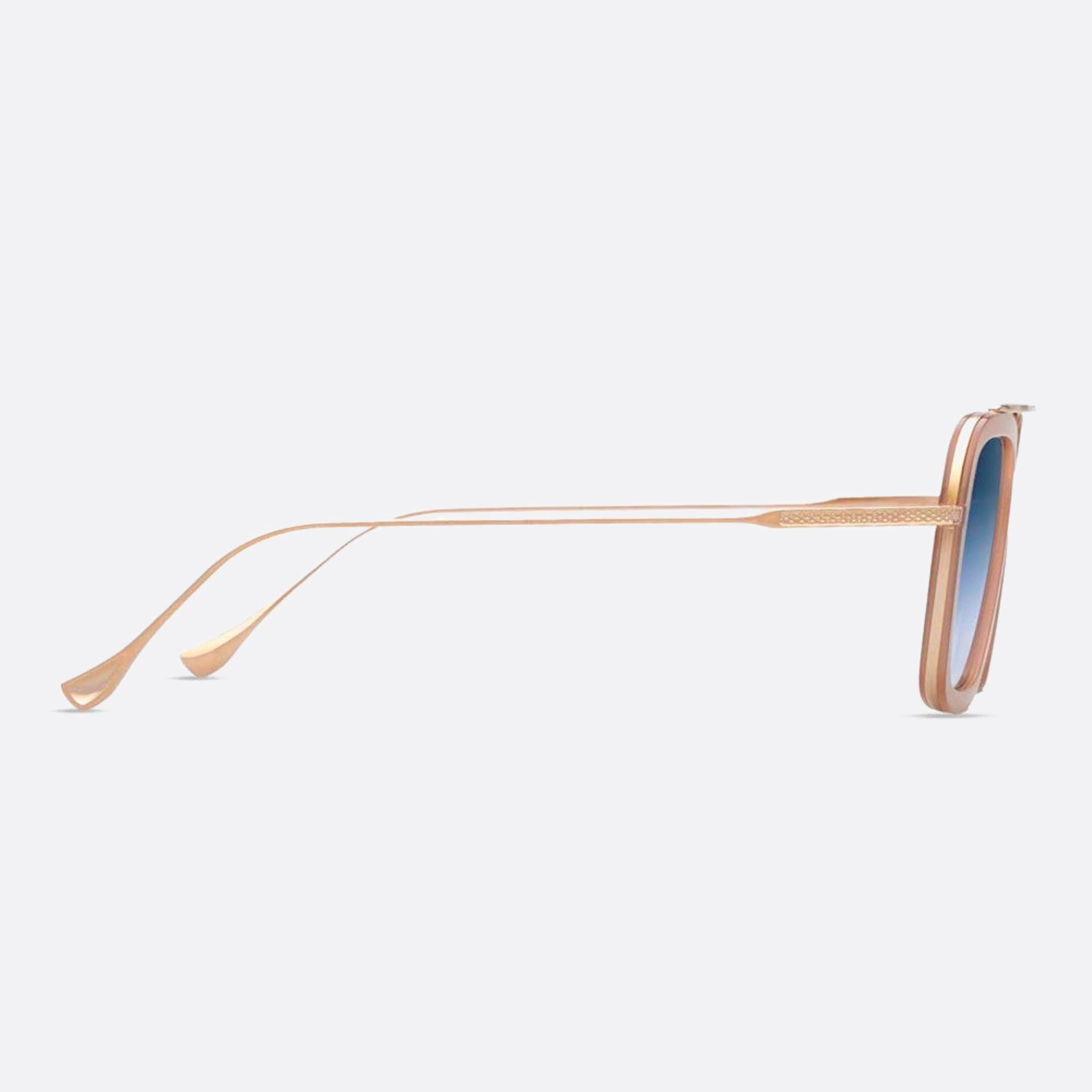 Dita 52mm Flight Gld Pnk Pink Geometric Unisex Sunglasses - Detail View