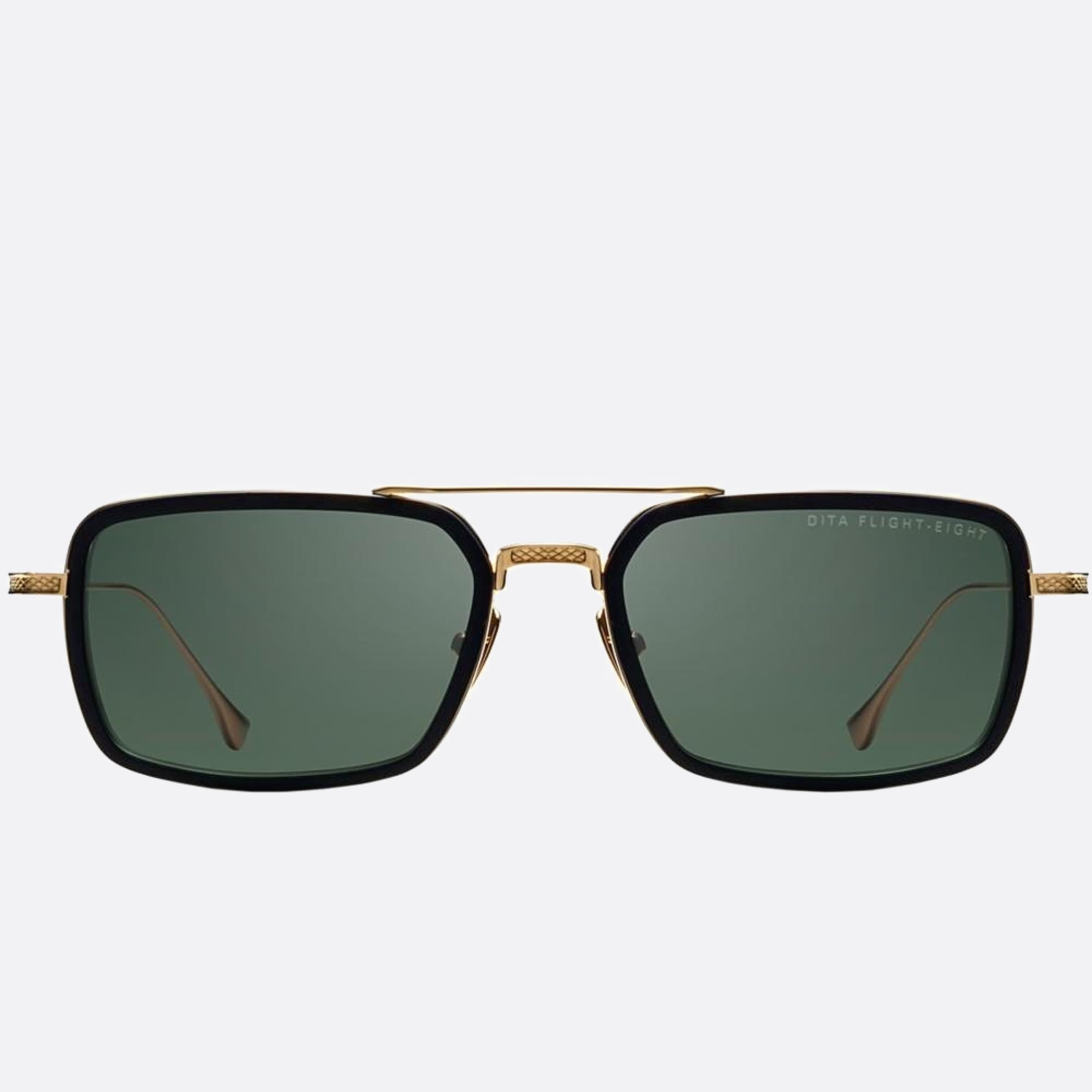Dita 02mm Flight Eight Black Pilot Unisex Sunglasses - Main View