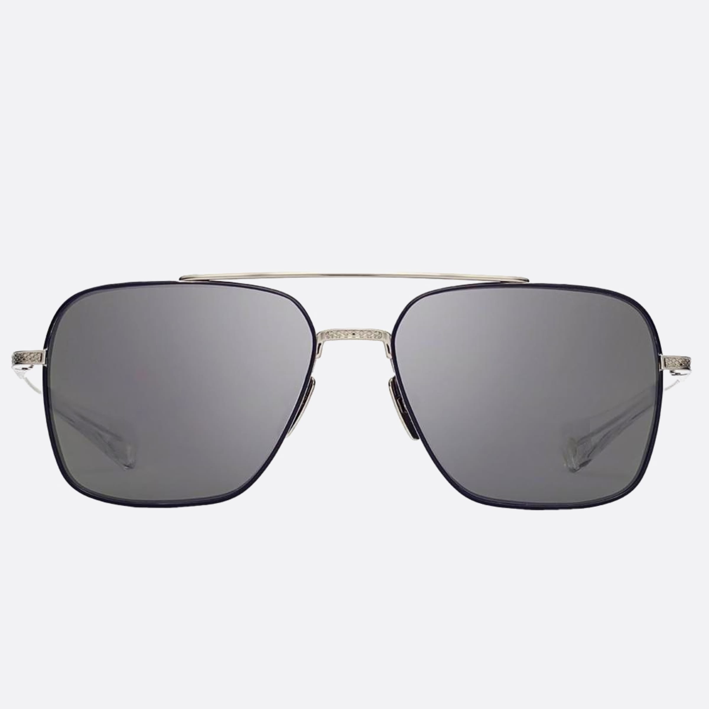Dita 05mm Flight Seven Black Geometric Polarized Unisex Sunglasses - Main View