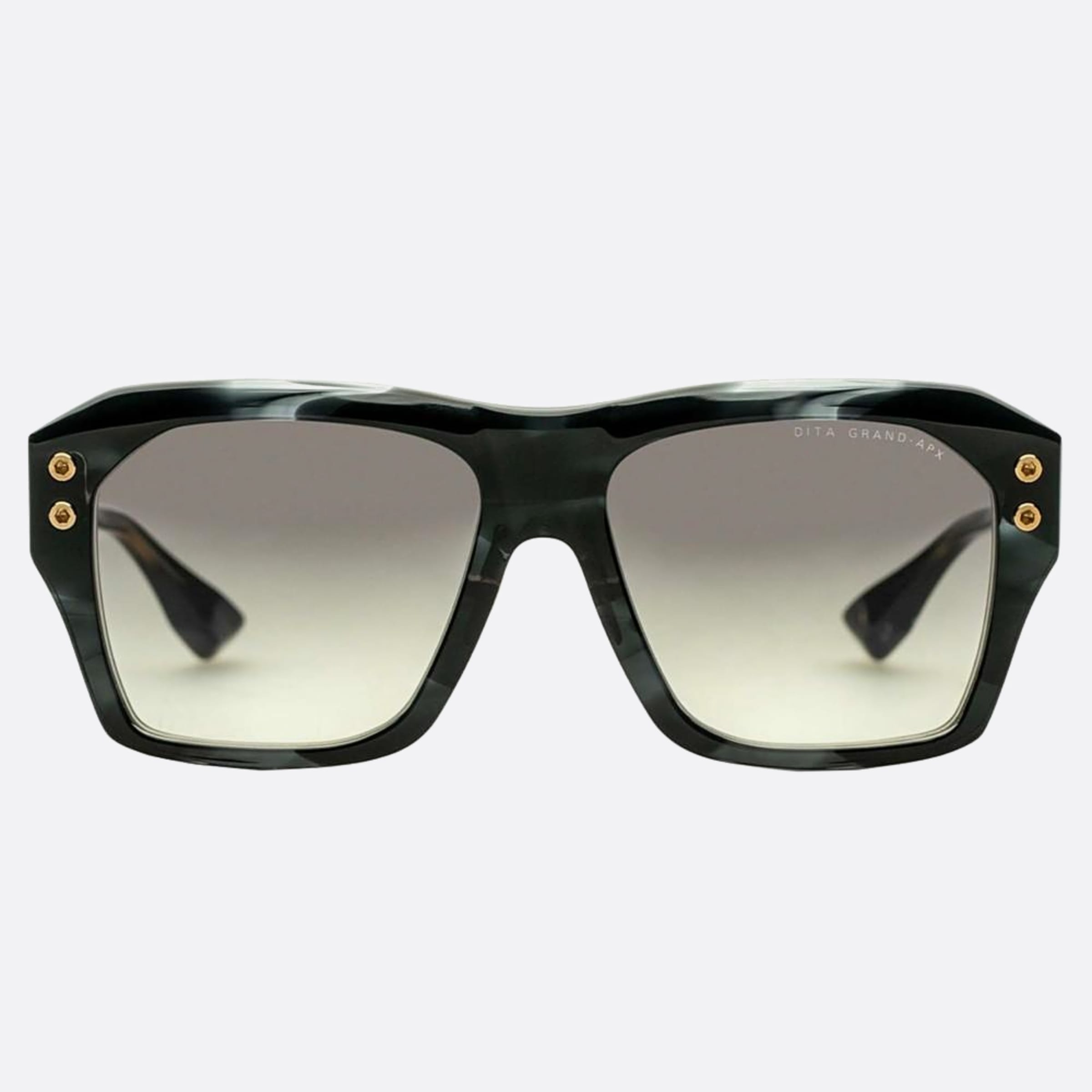 Dita 57mm Grand Apx Sun Black Geometric Unisex Sunglasses - Main View