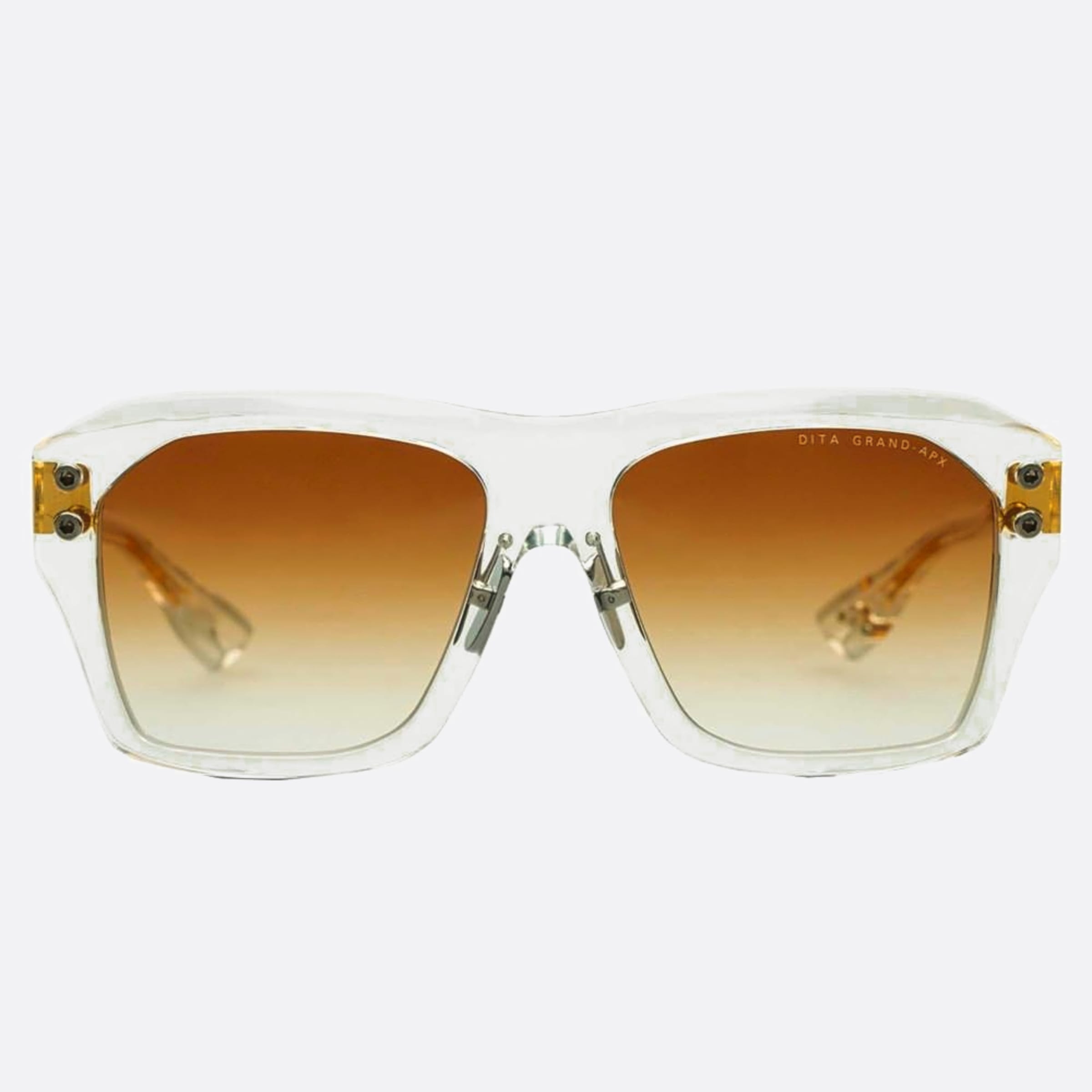 Dita 57mm Grand Apx Sun Transparent Geometric Unisex Sunglasses - Main View