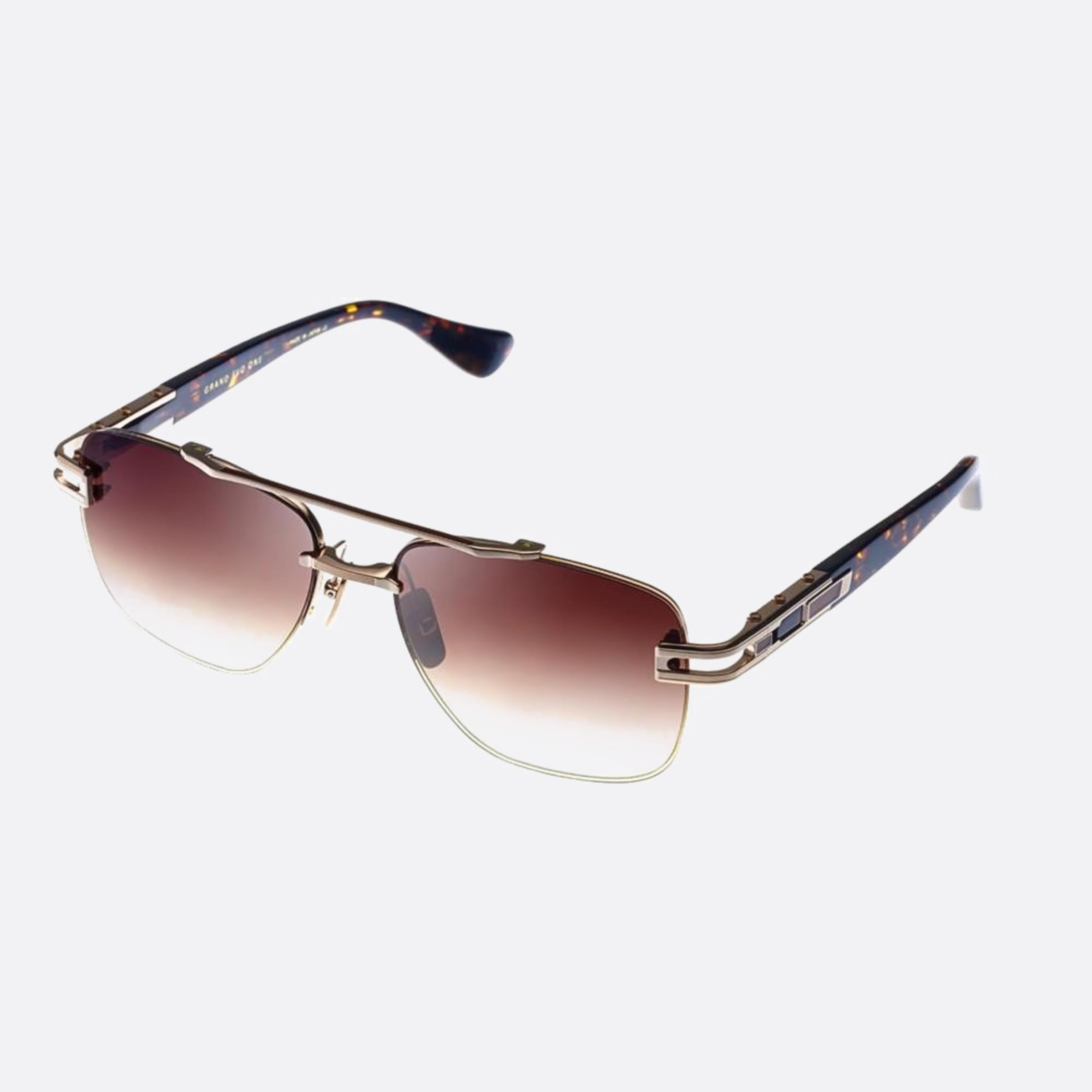 Dita 02mm Grand Evo One Gold Pilot Unisex Sunglasses - Side View