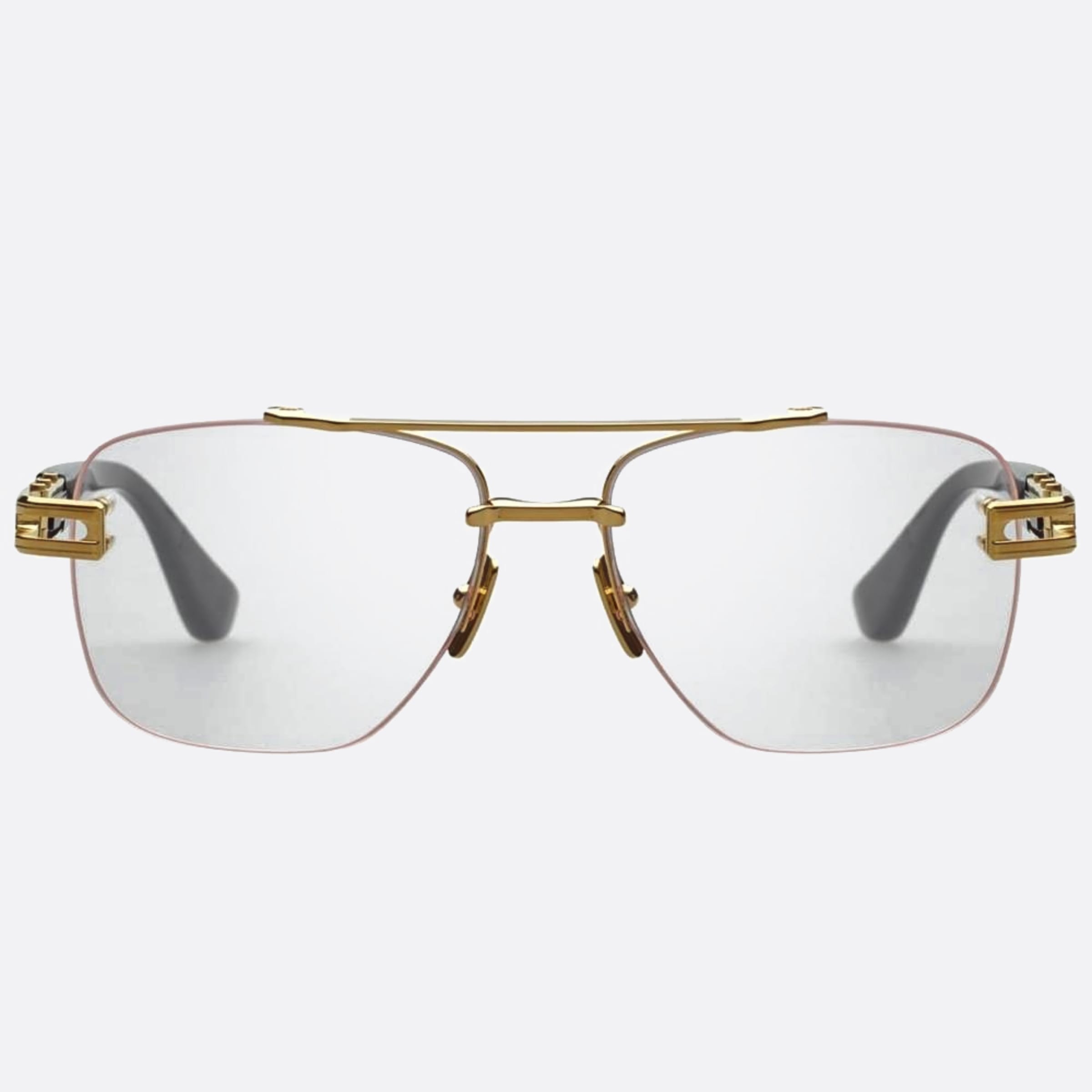 Dita 01mm Grand Evo Dtx146 Gold Pilot Unisex Eyeglasses - Main View