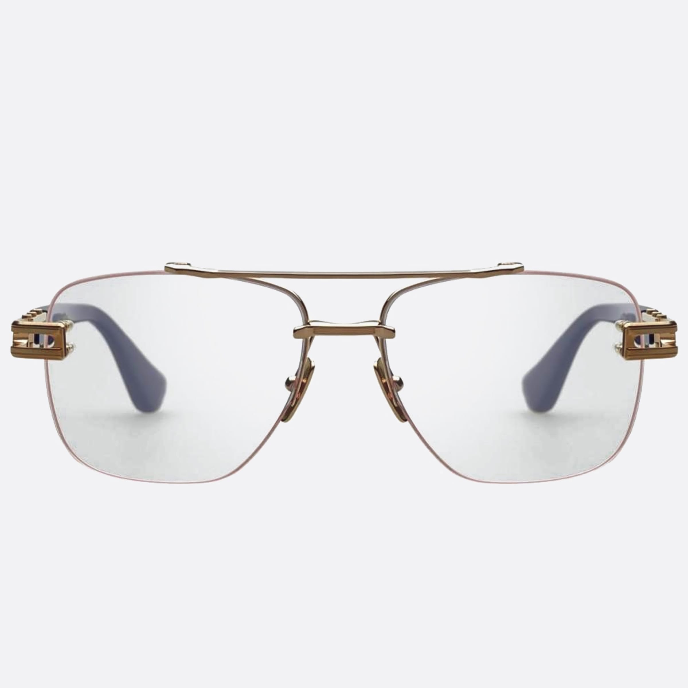 Dita 03mm Grand Evo Dtx146 Gold Pilot Unisex Eyeglasses - Main View