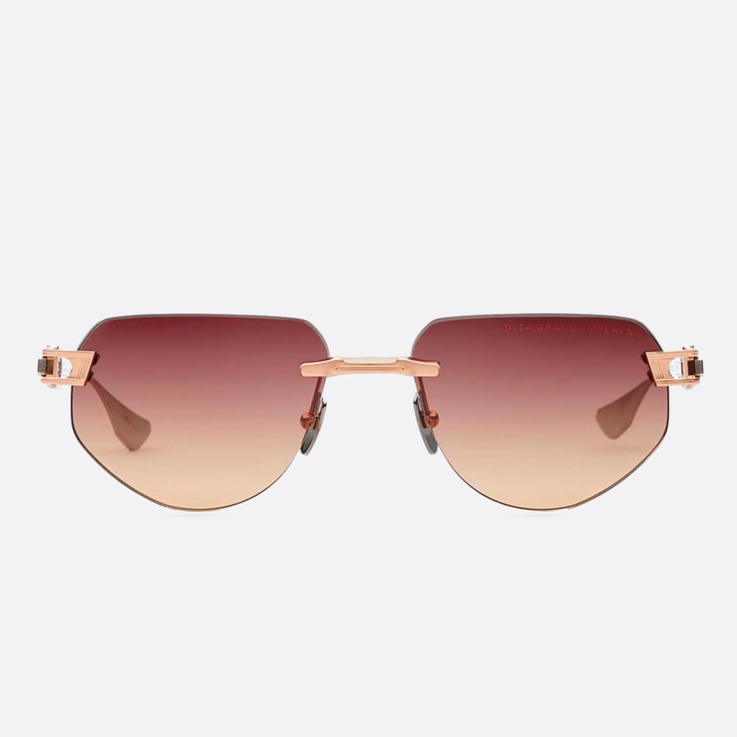 Dita 56mm Grand Imperyn Dts164 Rose Gold Geometric Unisex Sunglasses - Main View
