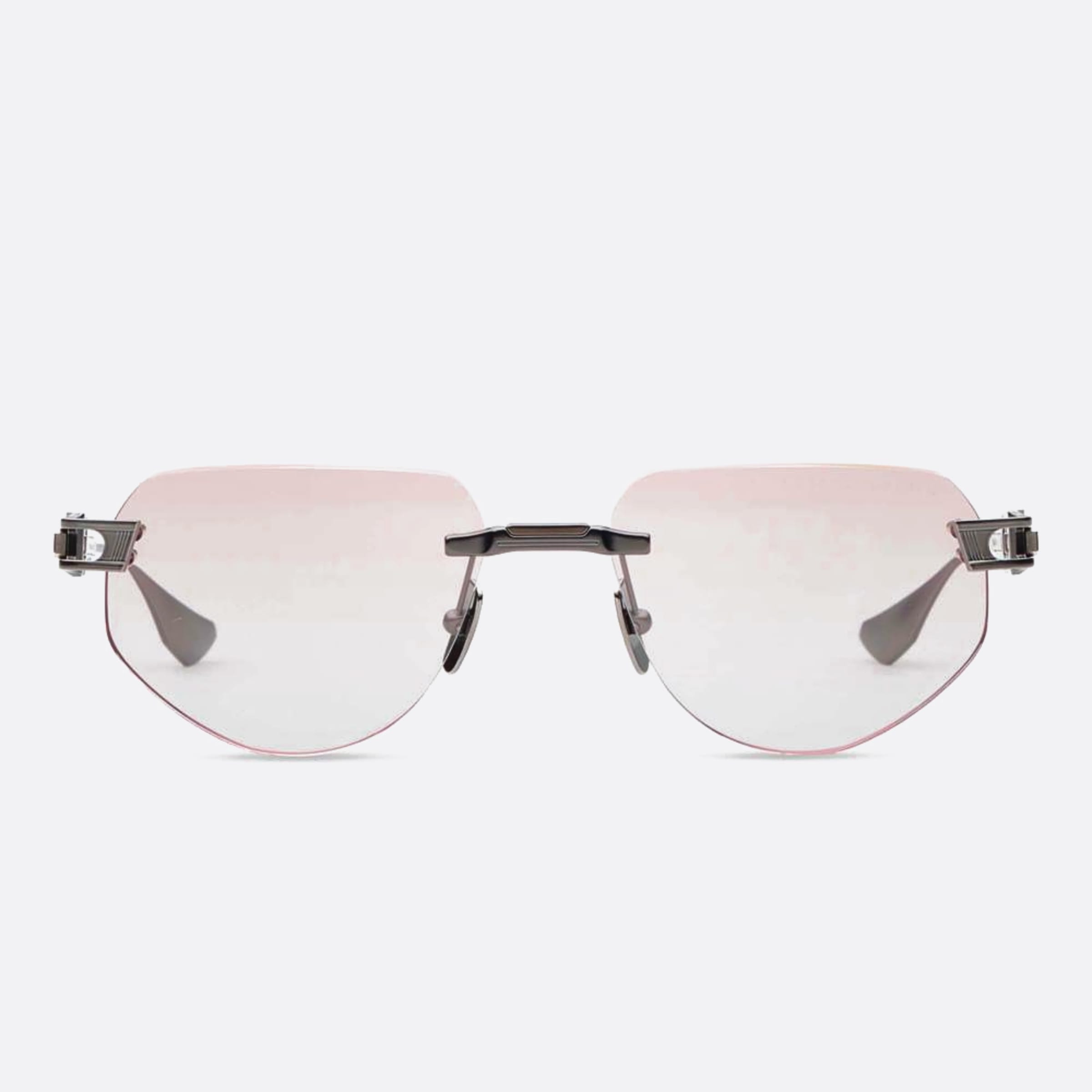 Dita 54mm Grand Imperyn Dtx164 Black Geometric Unisex Eyeglasses - Main View
