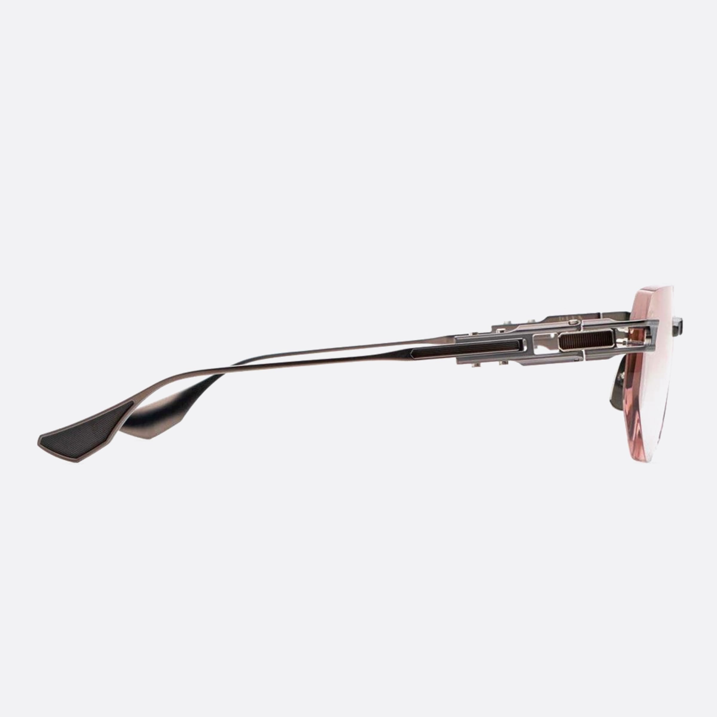 Dita 54mm Grand Imperyn Dtx164 Black Geometric Unisex Eyeglasses - Detail View