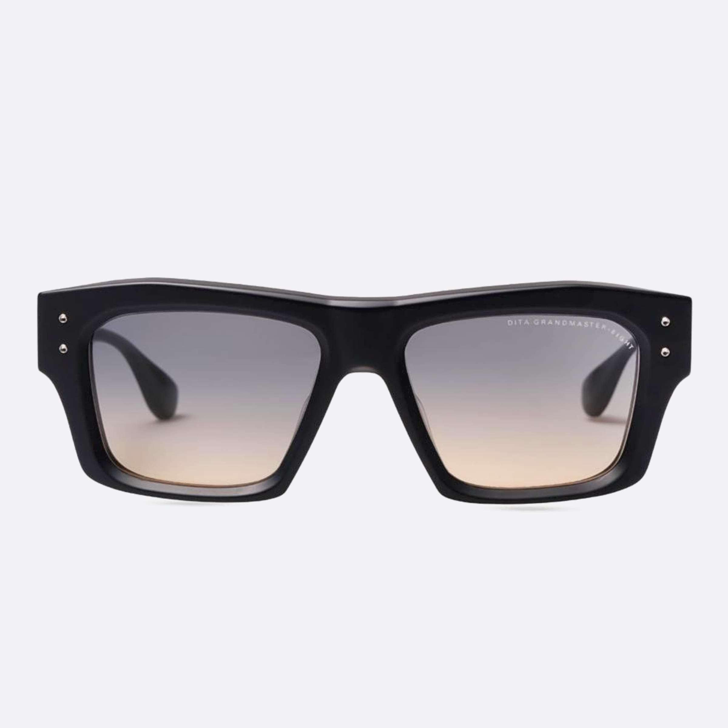 Dita Grandmaster Eight Dts458 01af Black Squared Unisex Sunglasses - Main View