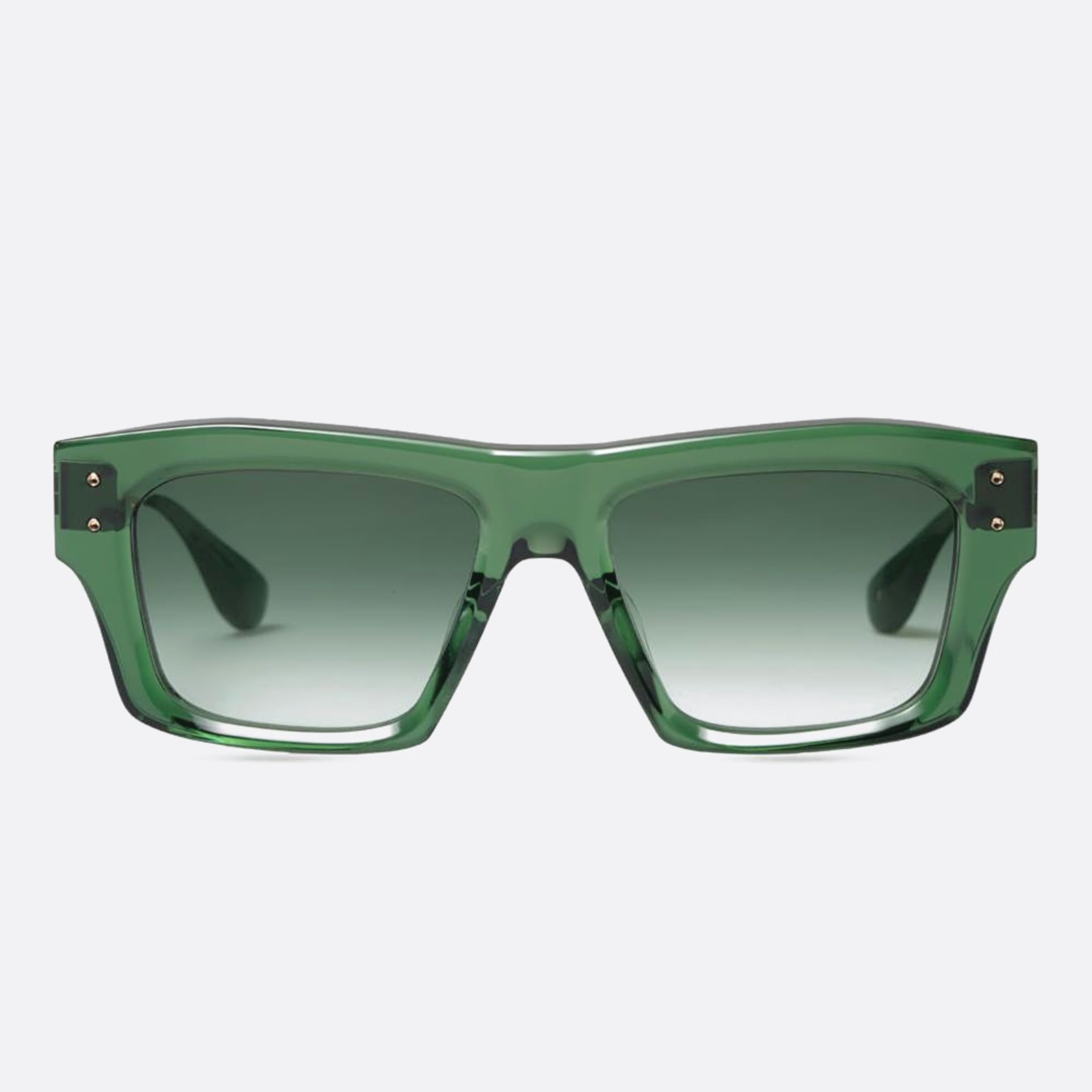 Dita Grandmaster Eight Dts458 02af Green Squared Unisex Sunglasses - Main View