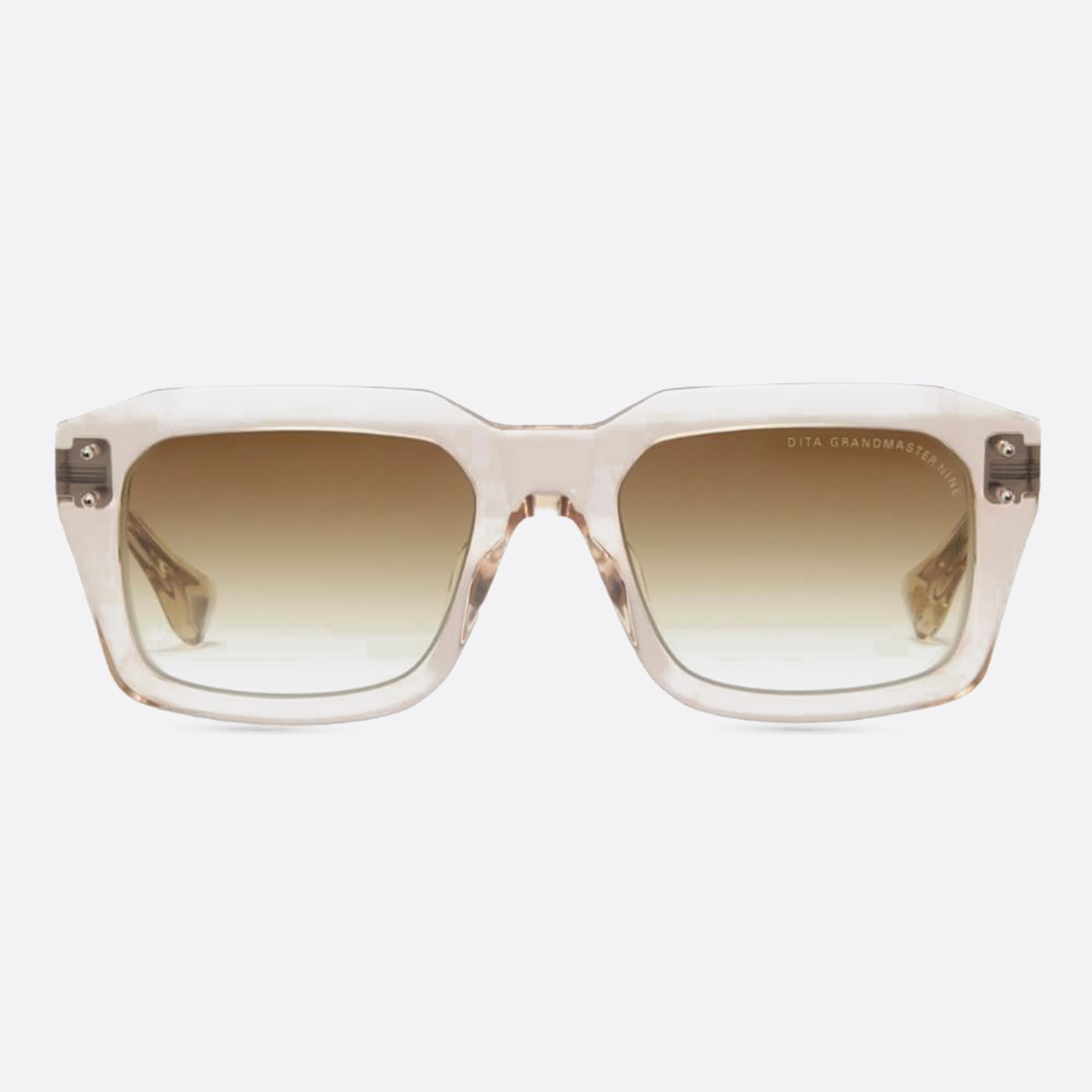 Dita 54mm Grandmaster Nine Dts464 02af Brown Squared Unisex Sunglasses - Main View