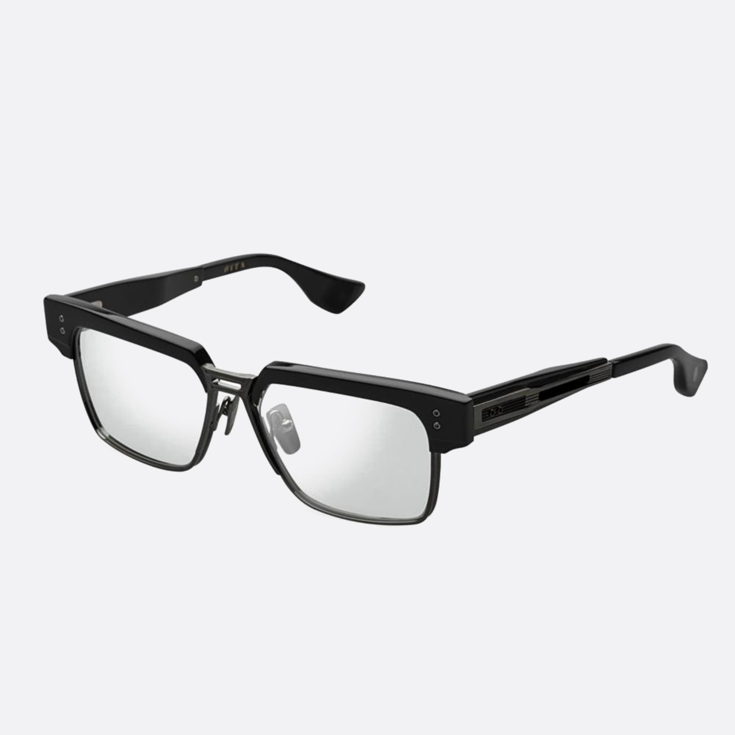 Dita 03mm Hakatron Dtx410 Black Geometric Unisex Eyeglasses - Side View