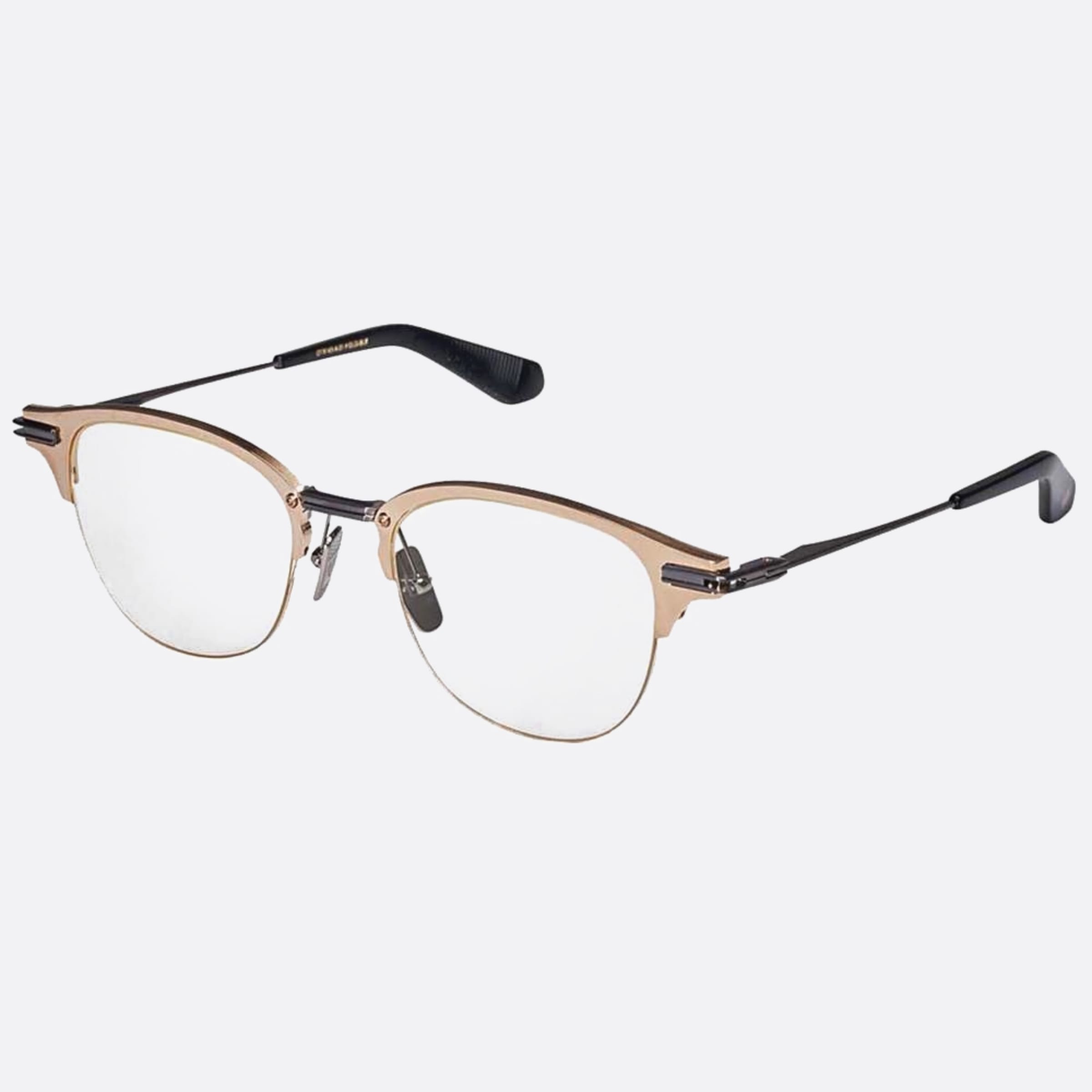 Dita 01mm Iambic Gold Round Unisex Eyeglasses - Side View
