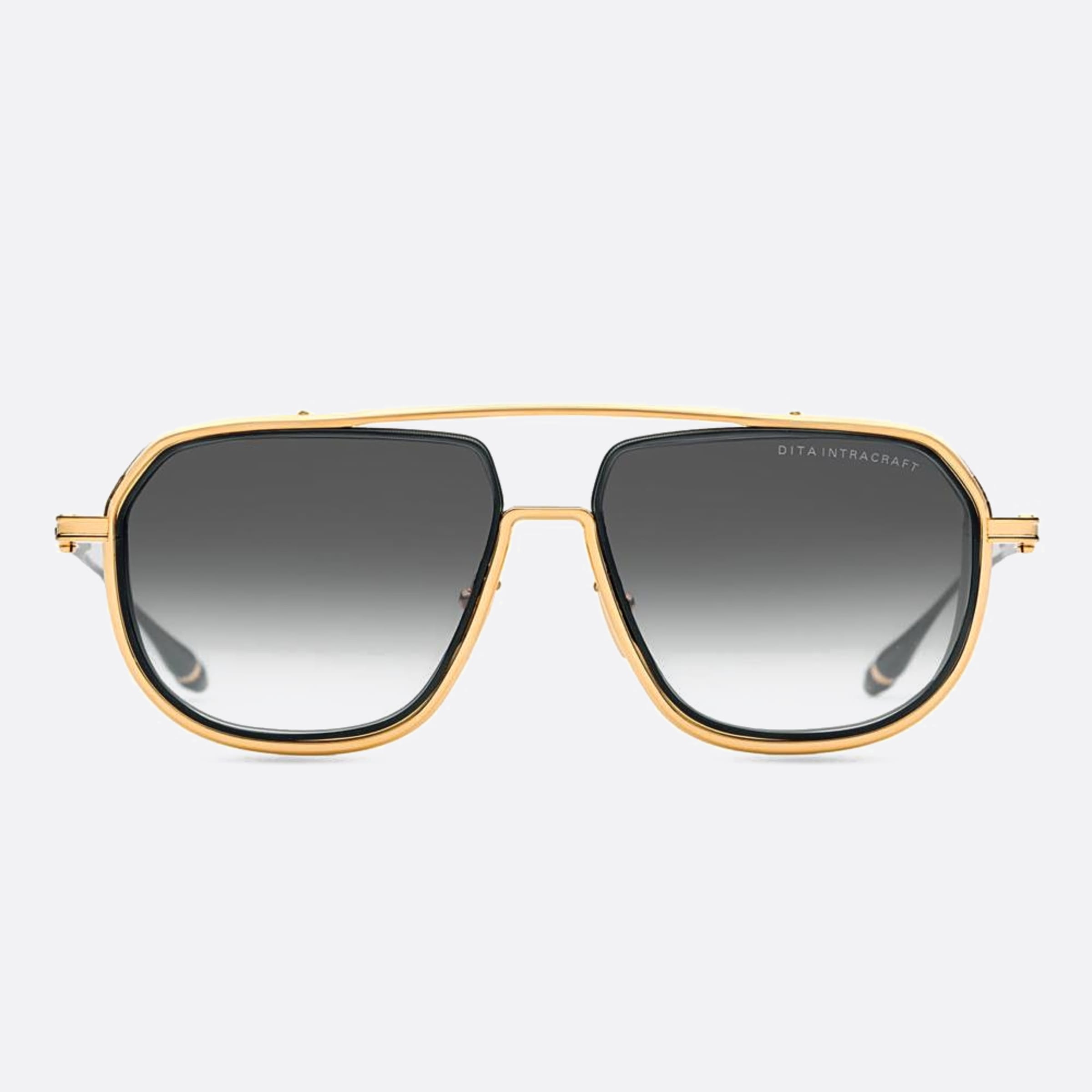Dita 59mm Intracraft Dts165 Gold Pilot Unisex Sunglasses - Main View