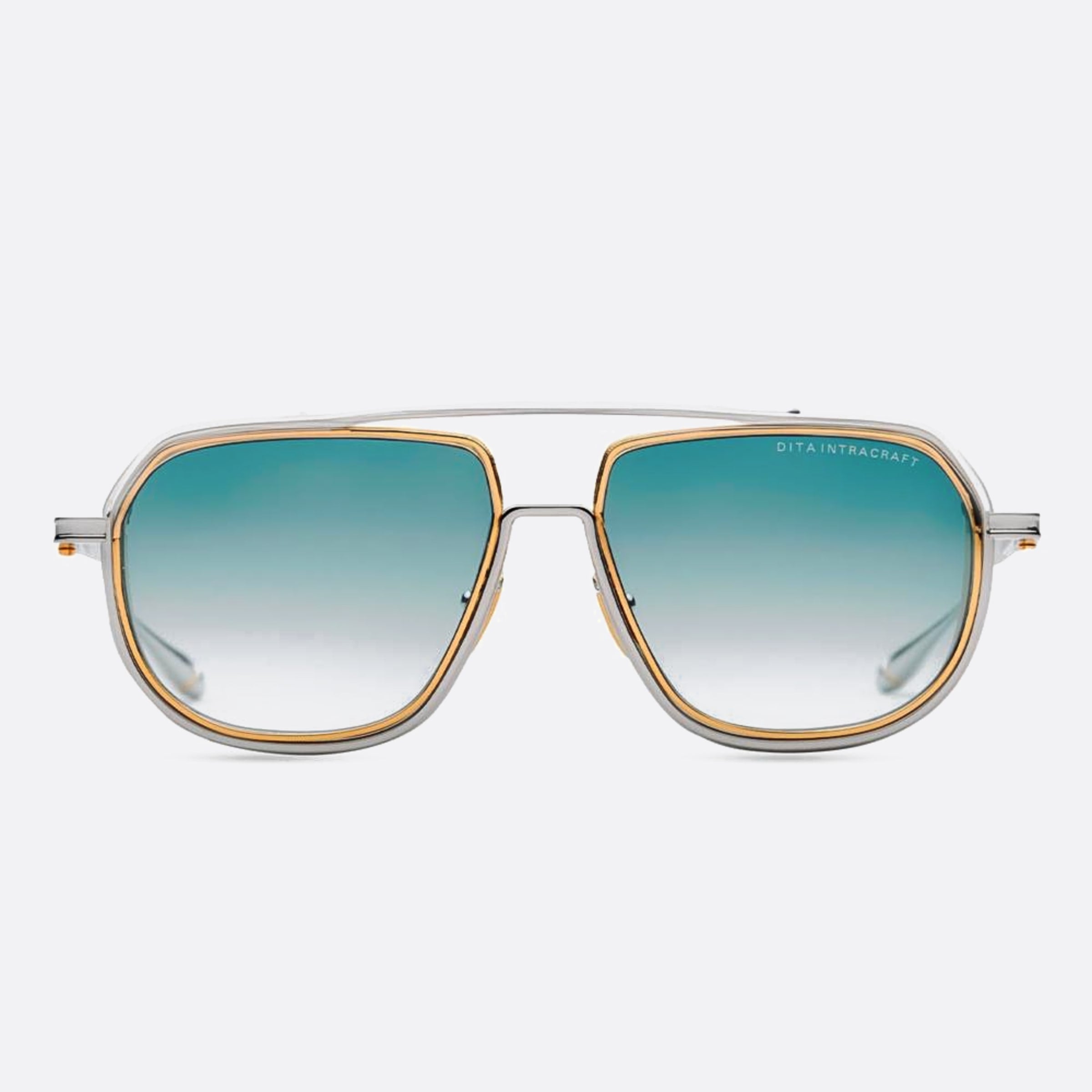 Dita 59mm Intracraft Dts165 Silver Pilot Unisex Sunglasses - Main View