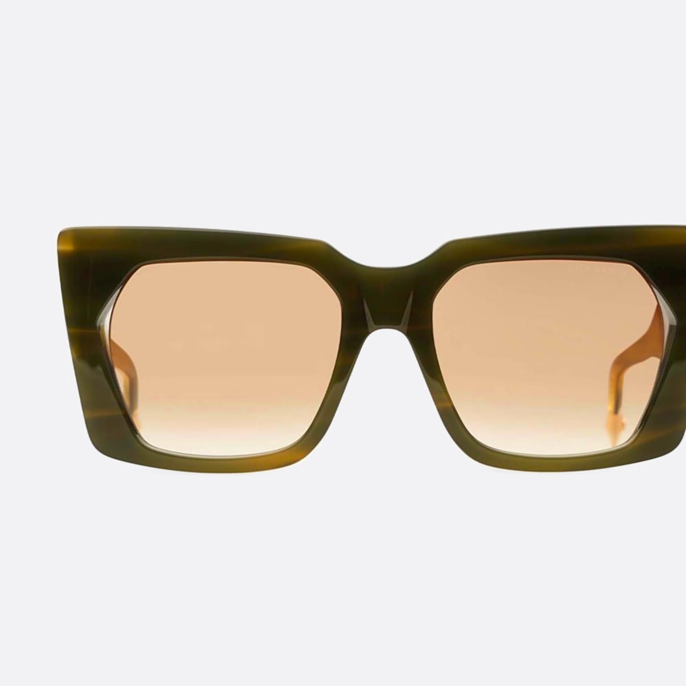 Dita 56mm Kamin Green Squared Unisex Sunglasses - Main View