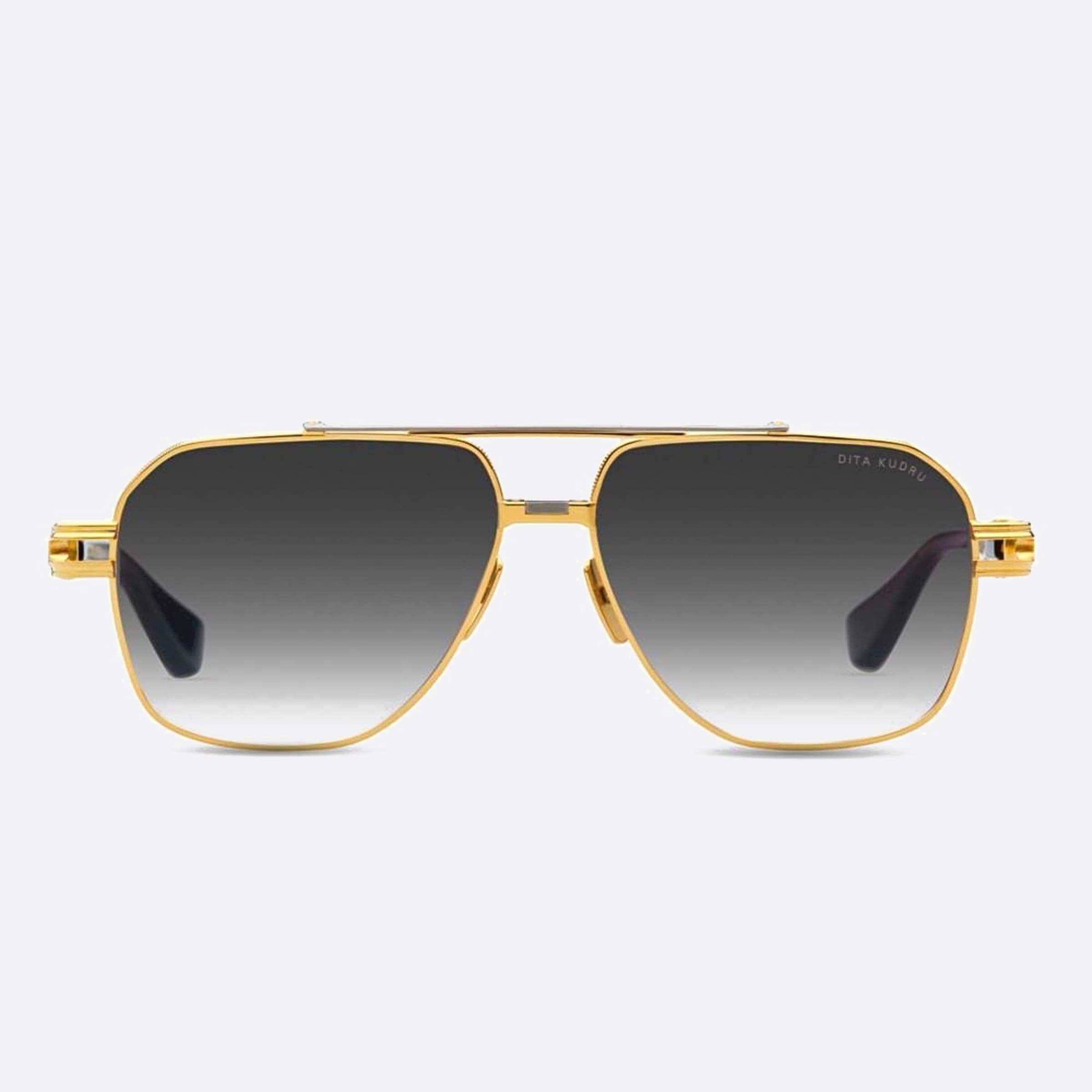 Dita 61mm Kudru Dts436 Gold Pilot Unisex Sunglasses - Main View