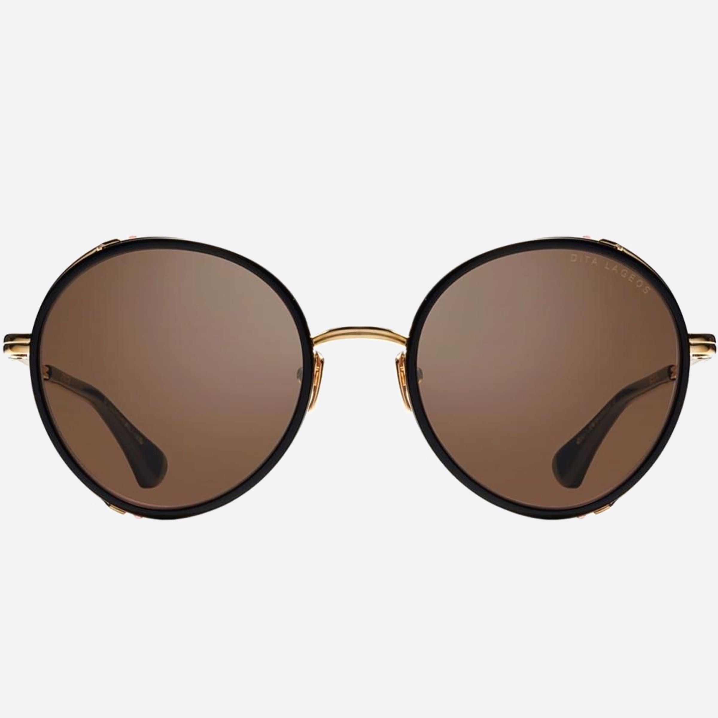 Dita 01mm Lageos Black Round Unisex Sunglasses - Main View