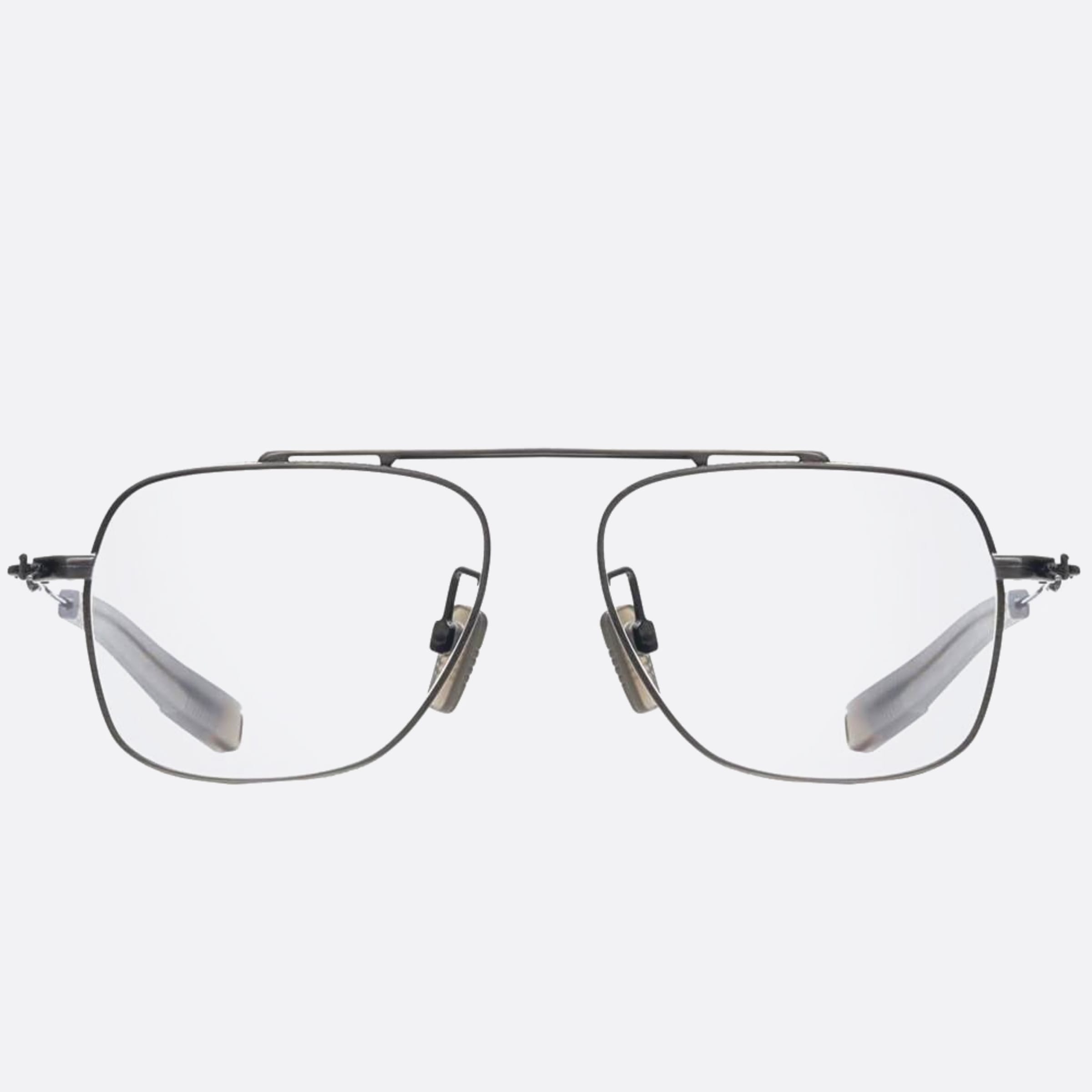 Dita 03mm Lancier Lsa Silver Geometric Unisex Eyeglasses - Main View
